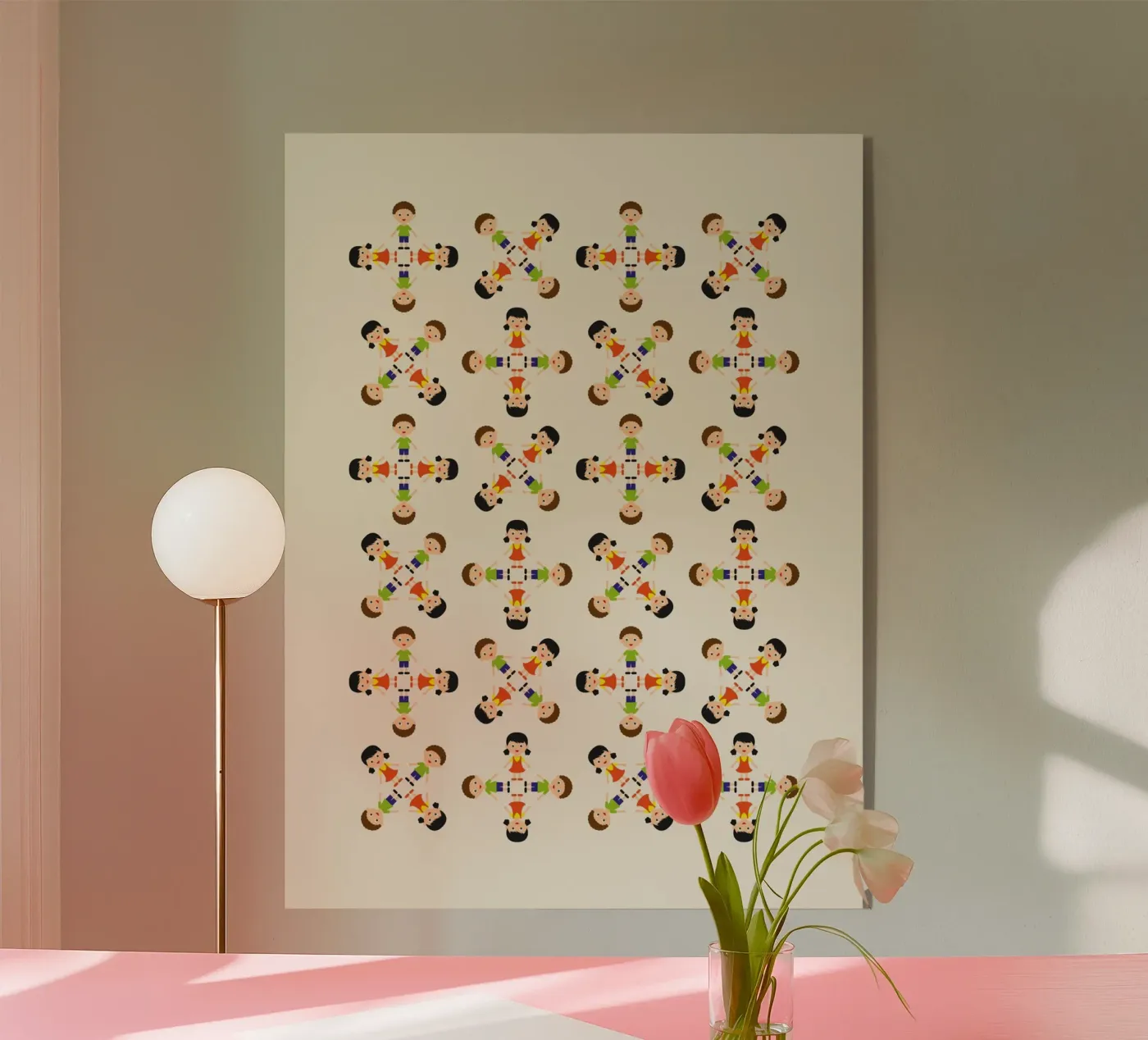 Children pattern plexiglass da kathrinmay
