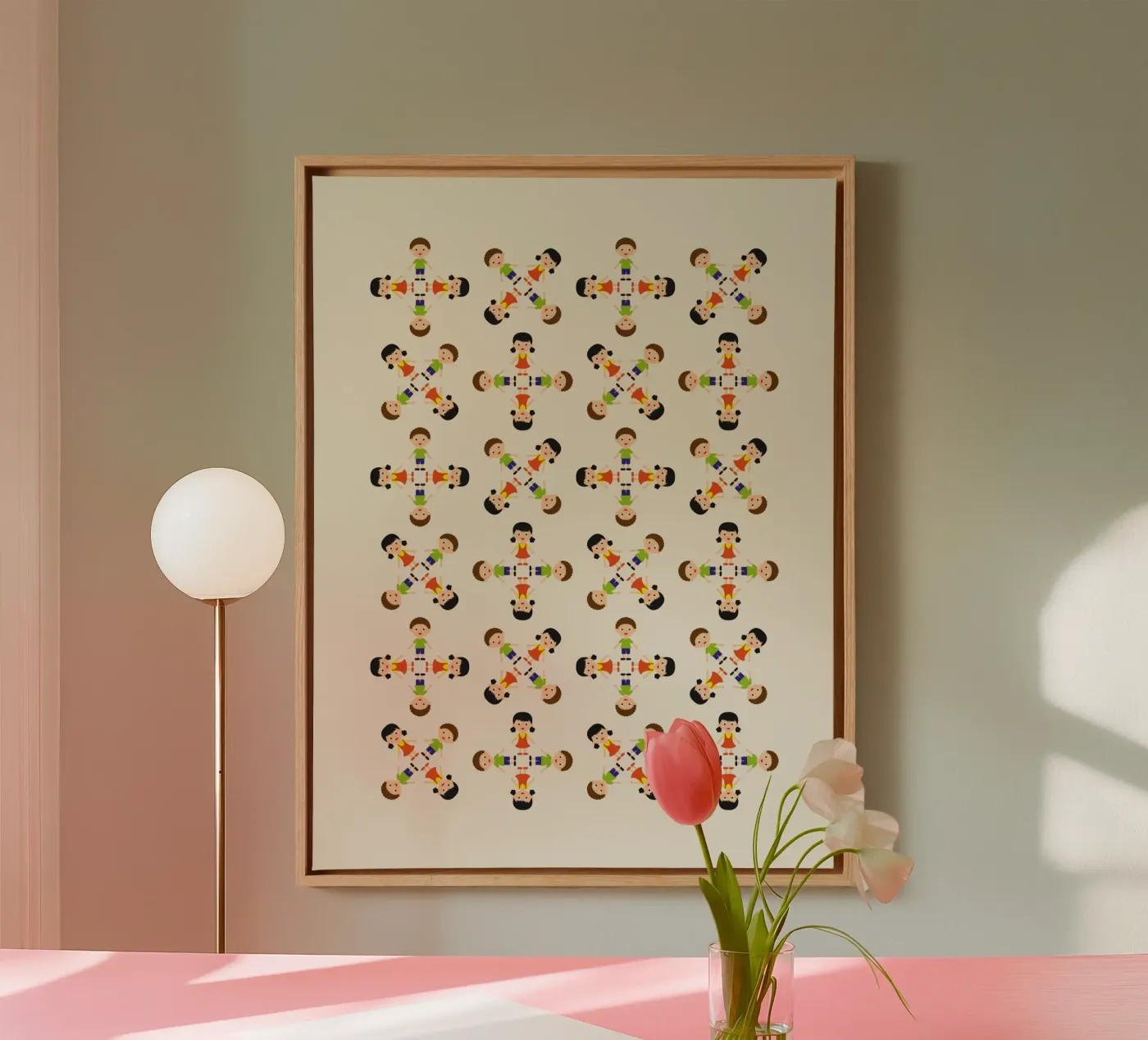 Children pattern canvas van kathrinmay