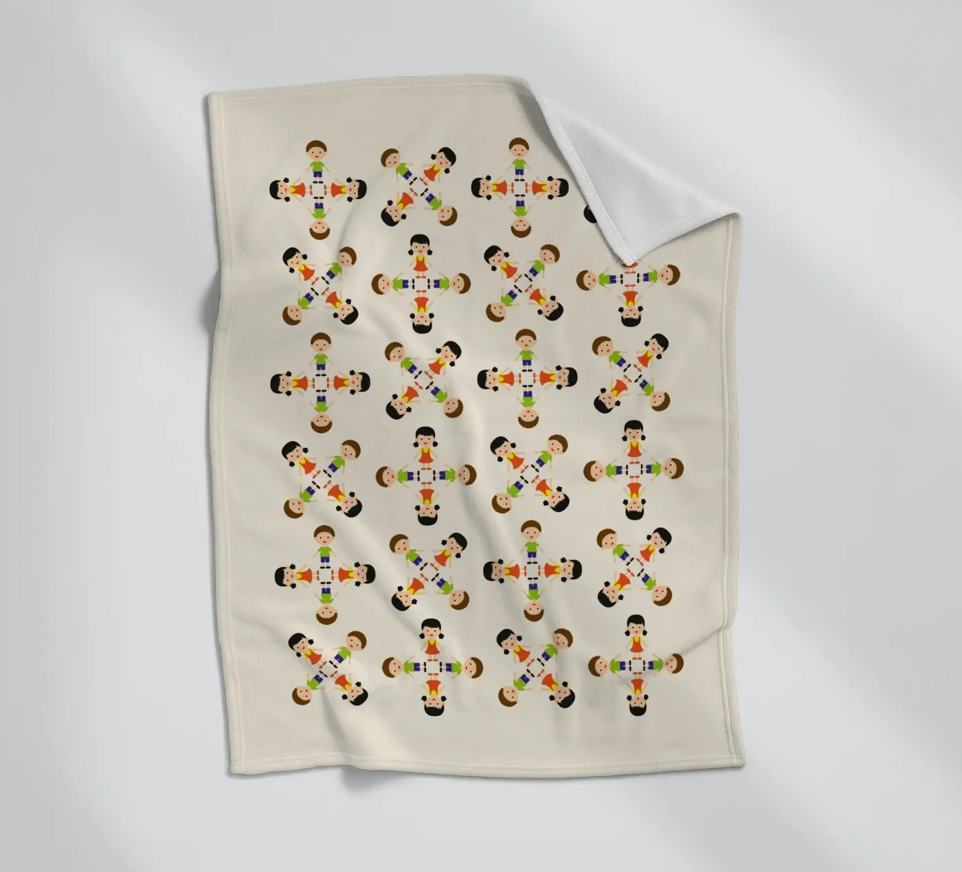 Children pattern coperta in pile da kathrinmay