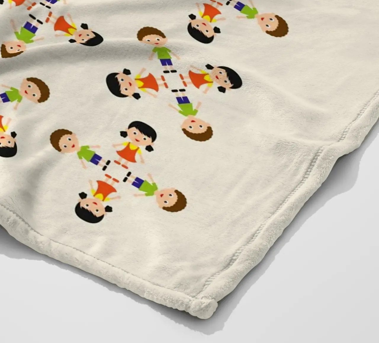 Children pattern Fleecedecke von kathrinmay