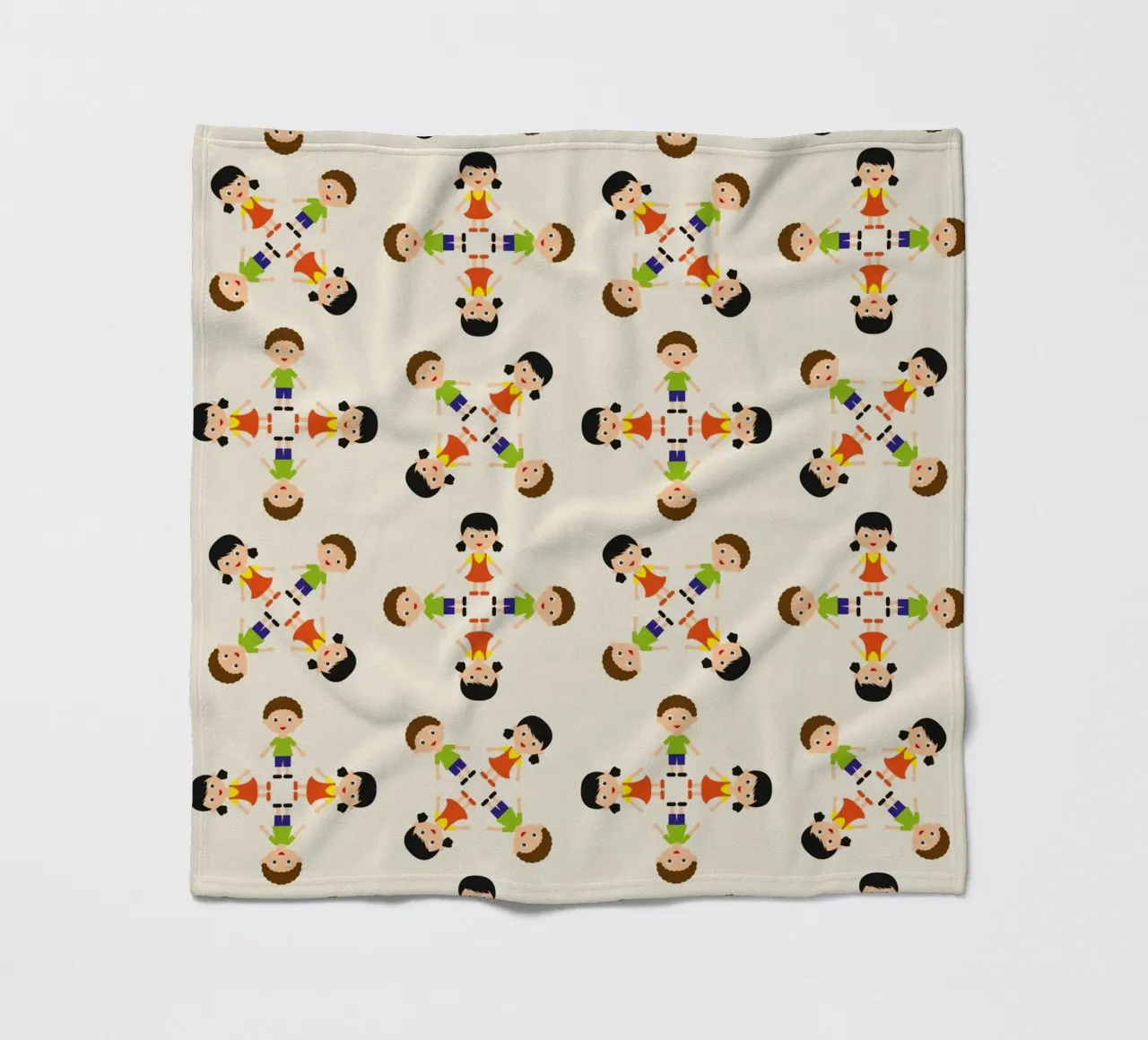 Children pattern Fleecedecke von kathrinmay