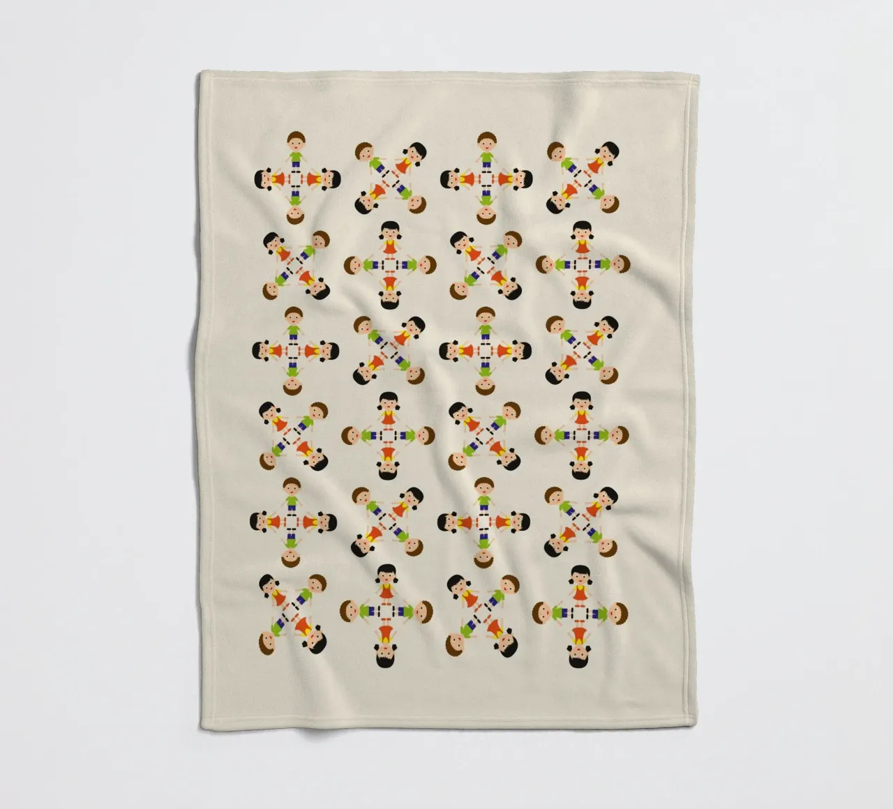 Children pattern coperta in pile da kathrinmay