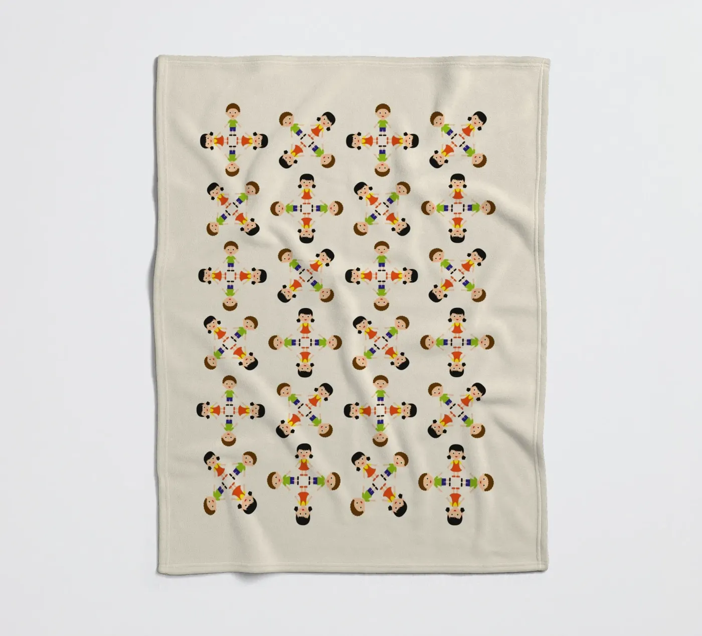 Children pattern coperta in pile da kathrinmay