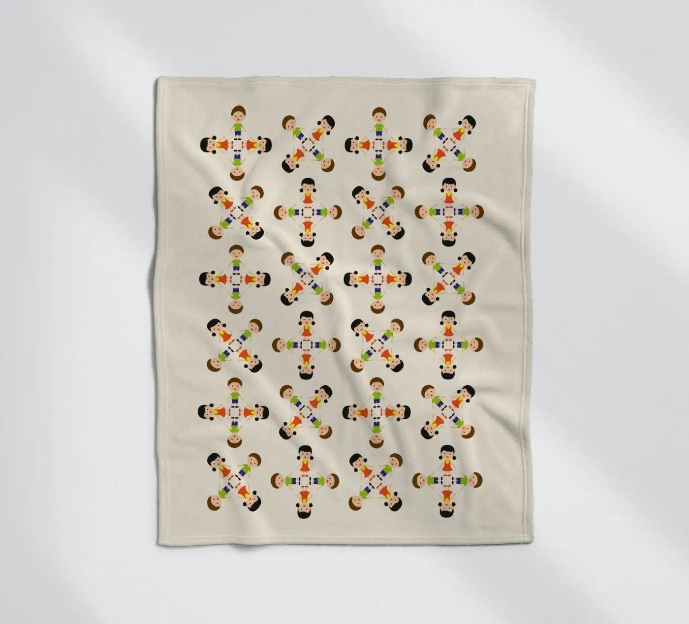 Children pattern coperta in pile da kathrinmay
