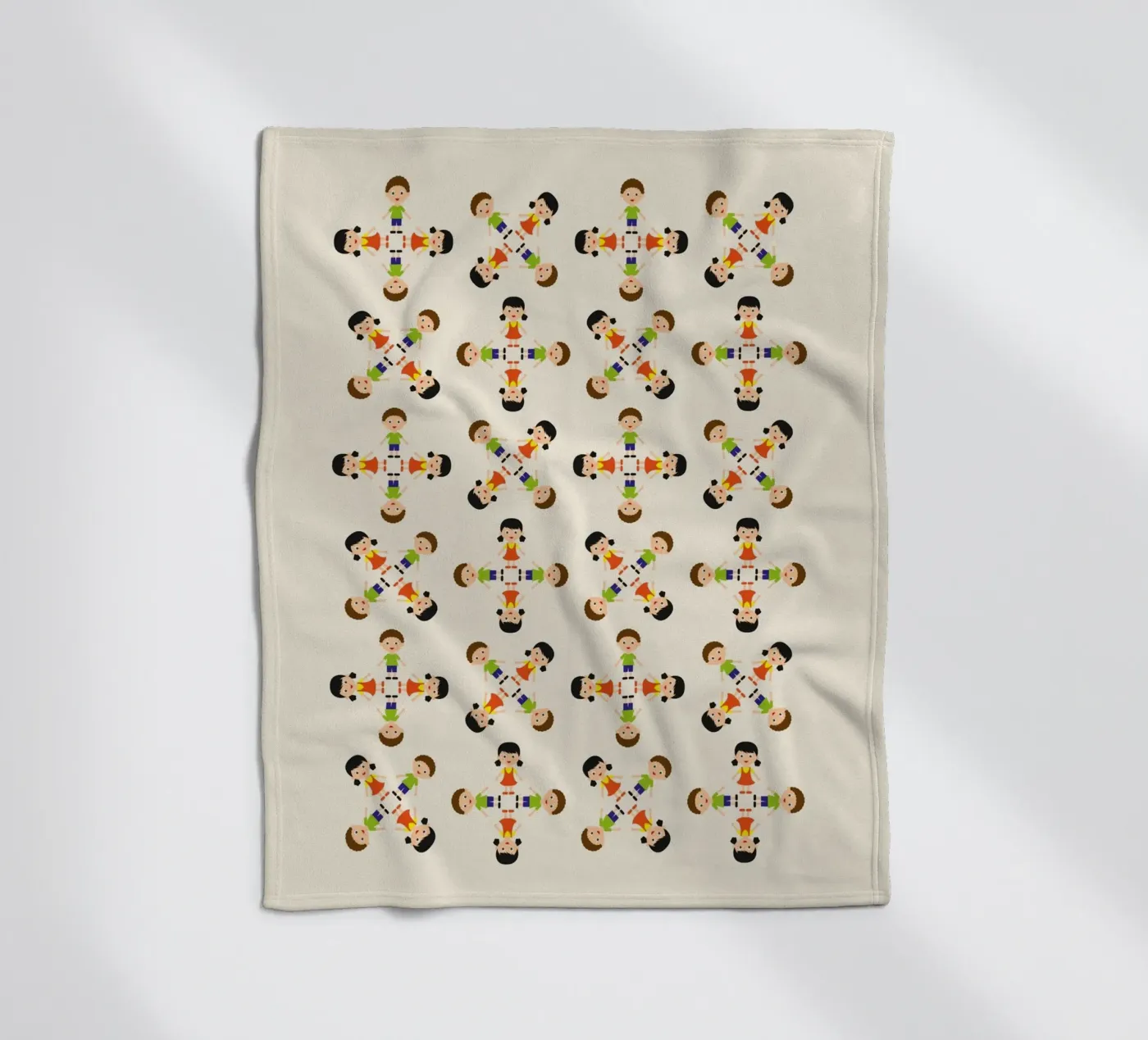 Children pattern coperta in pile da kathrinmay