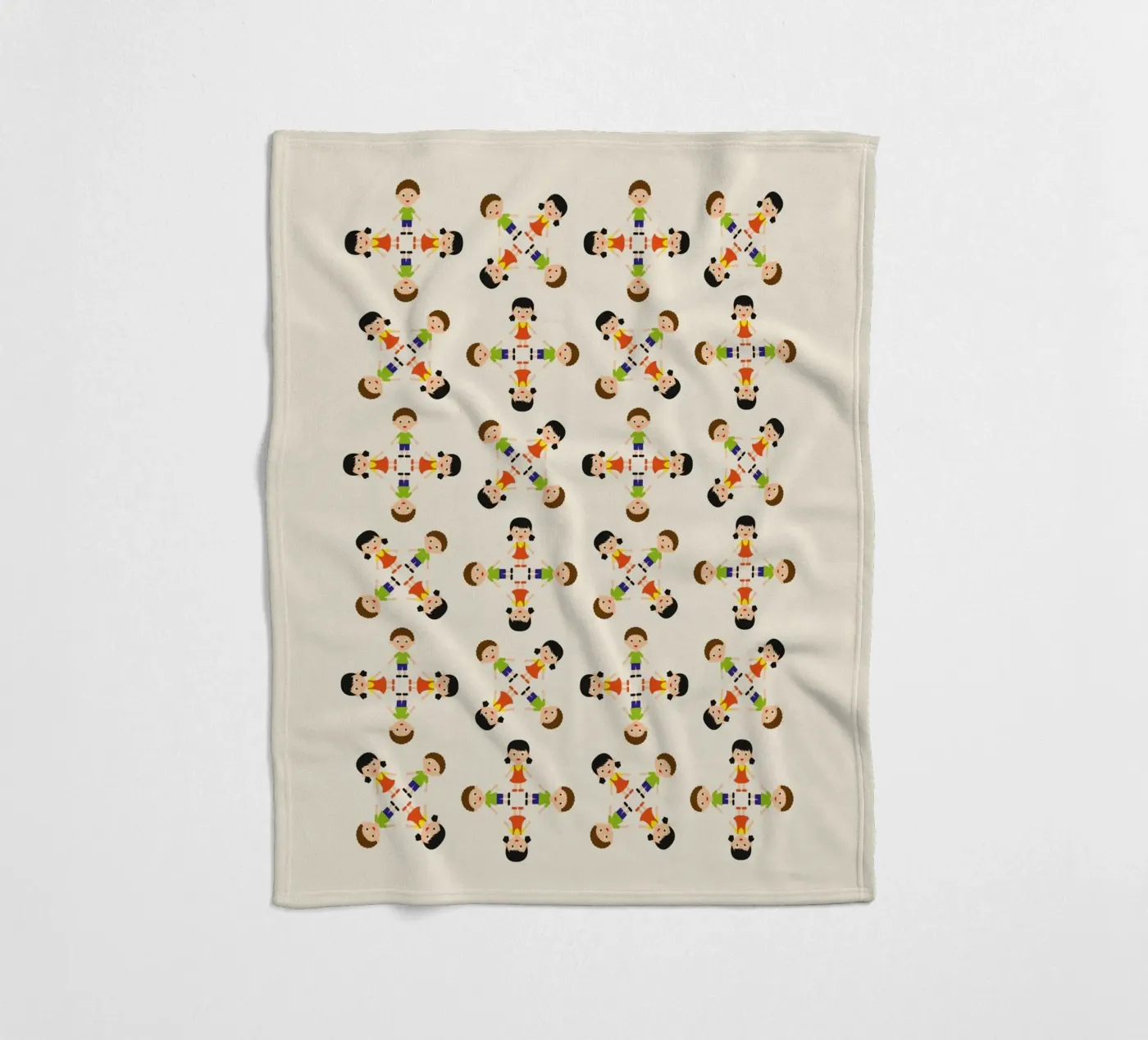 Children pattern coperta in pile da kathrinmay