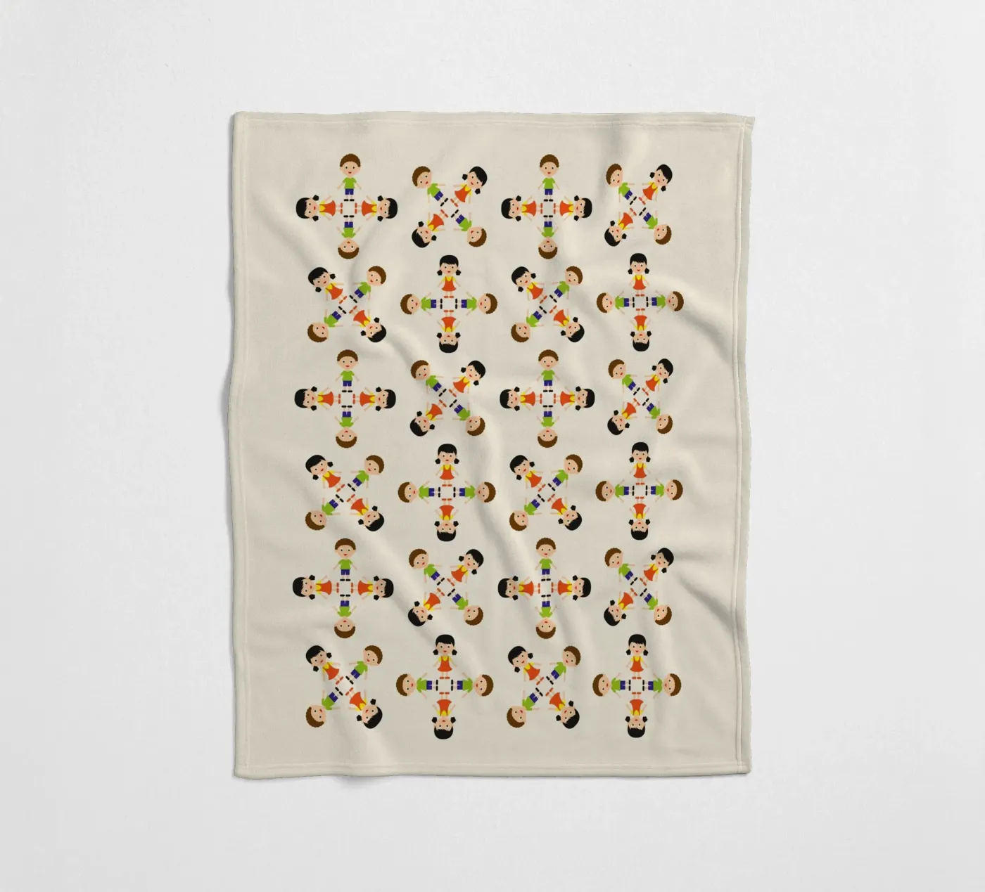 Children pattern coperta in pile da kathrinmay