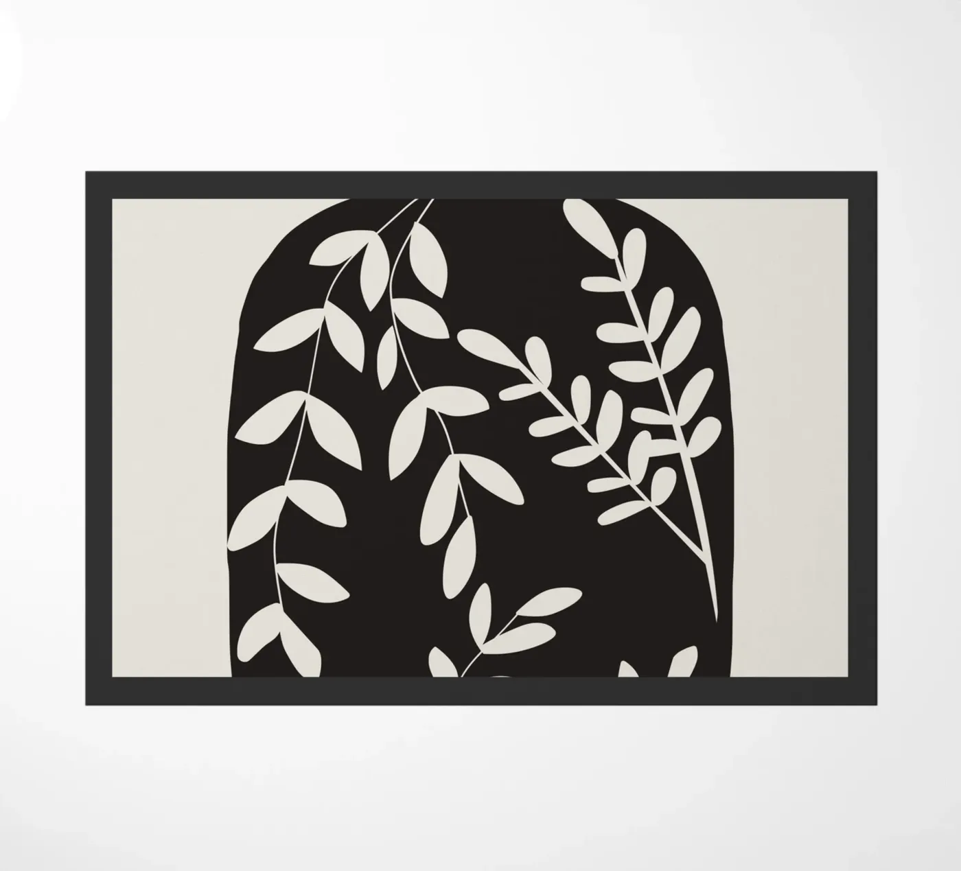 Planted jar doormat by Little Dean