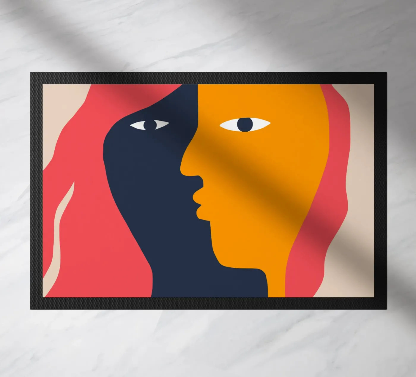 Trots deurmat van Little Dean