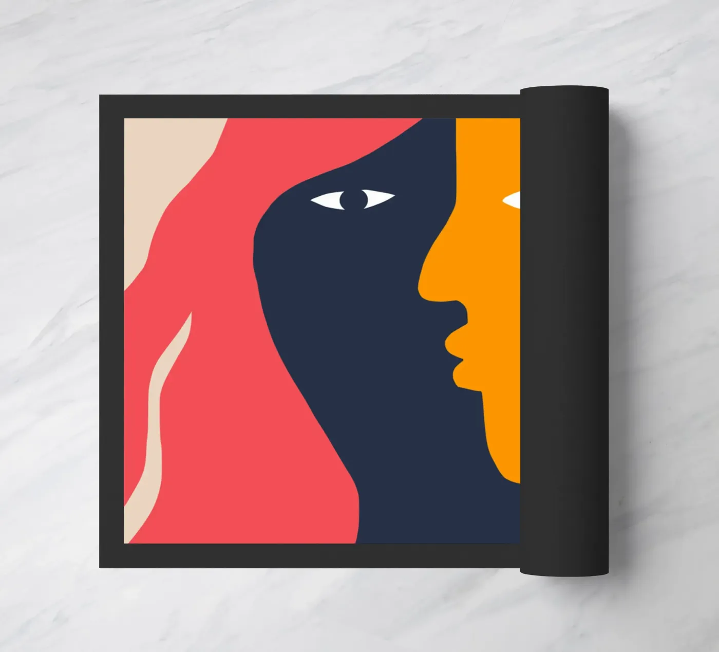 Trots deurmat van Little Dean