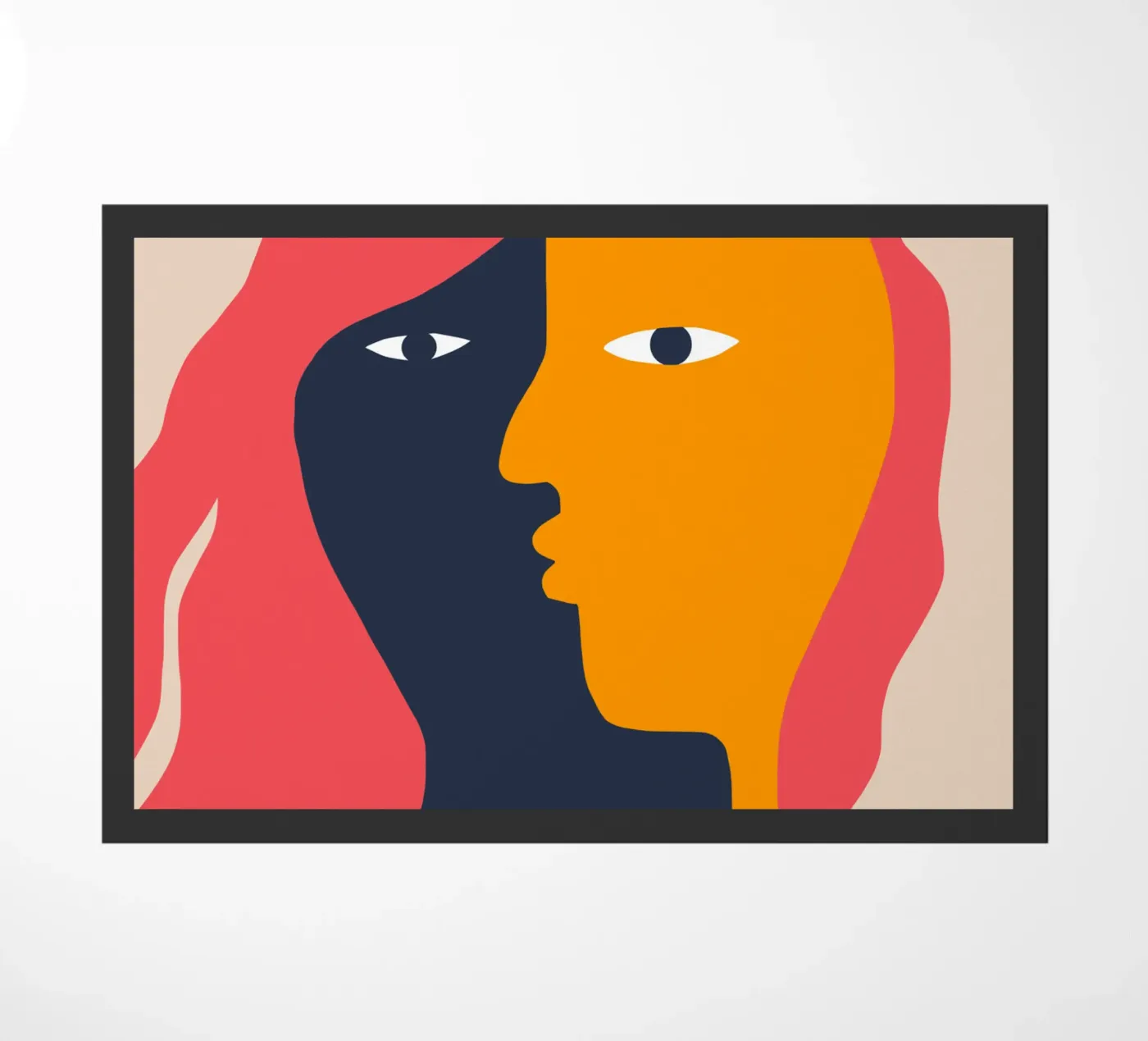 Trots deurmat van Little Dean