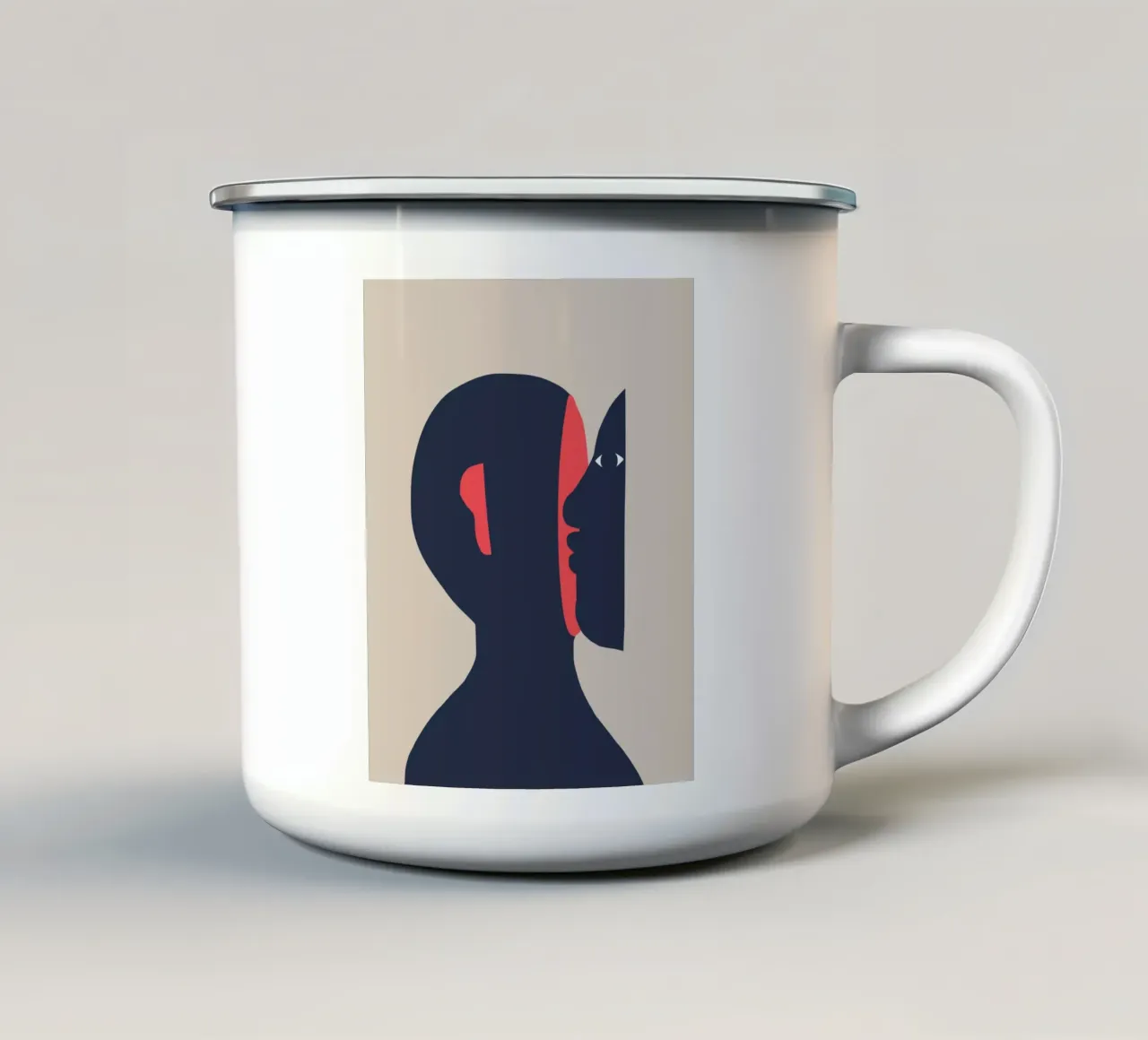 Ascoltare se stessi tazza in smalto da Little Dean