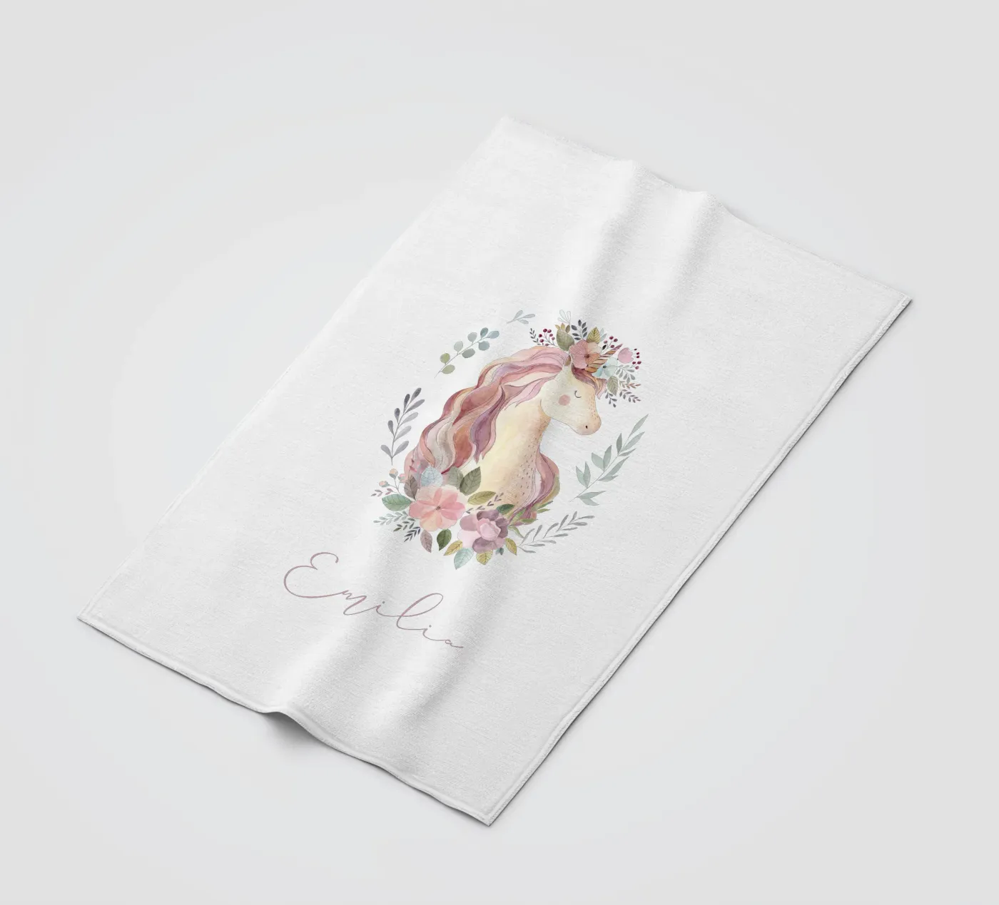 Unicorn fleecedeken van Kartenliebe