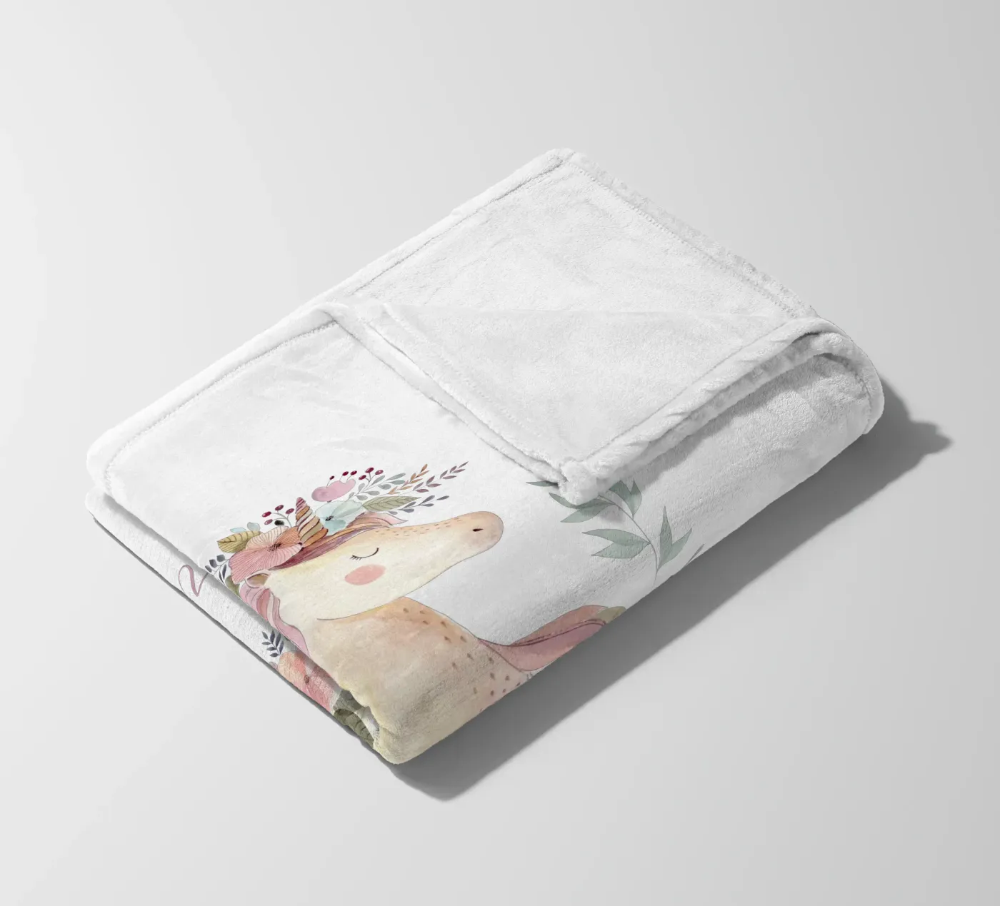 Unicorn fleecedeken van Kartenliebe