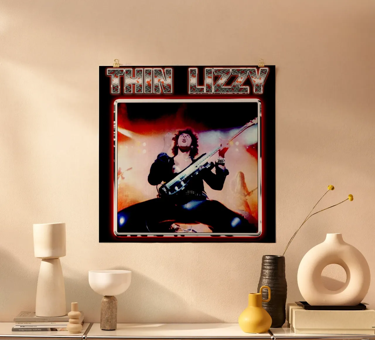 Stile vintage Thin Lizzy poster da imstildreaming