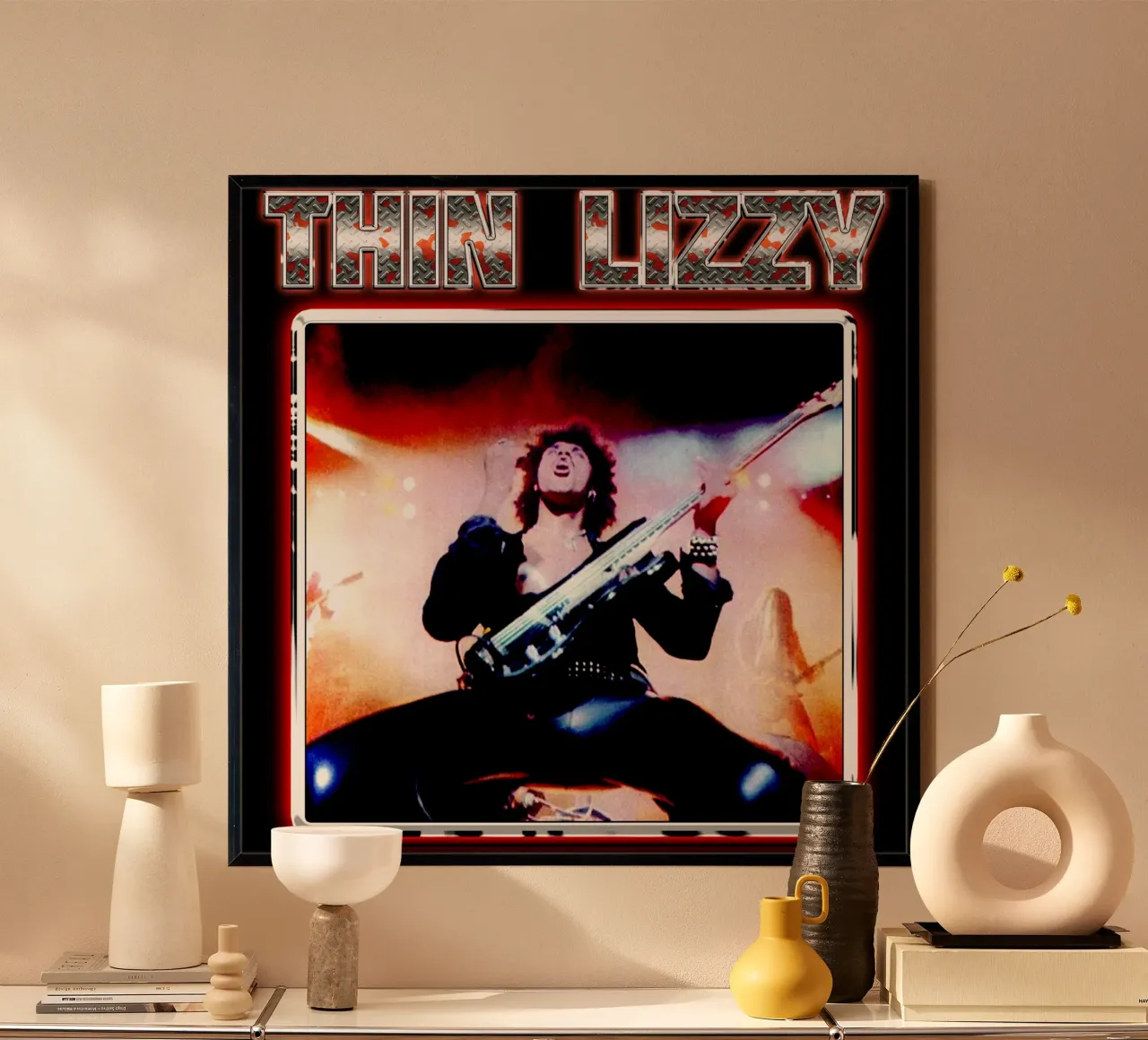 Stile vintage Thin Lizzy poster da imstildreaming
