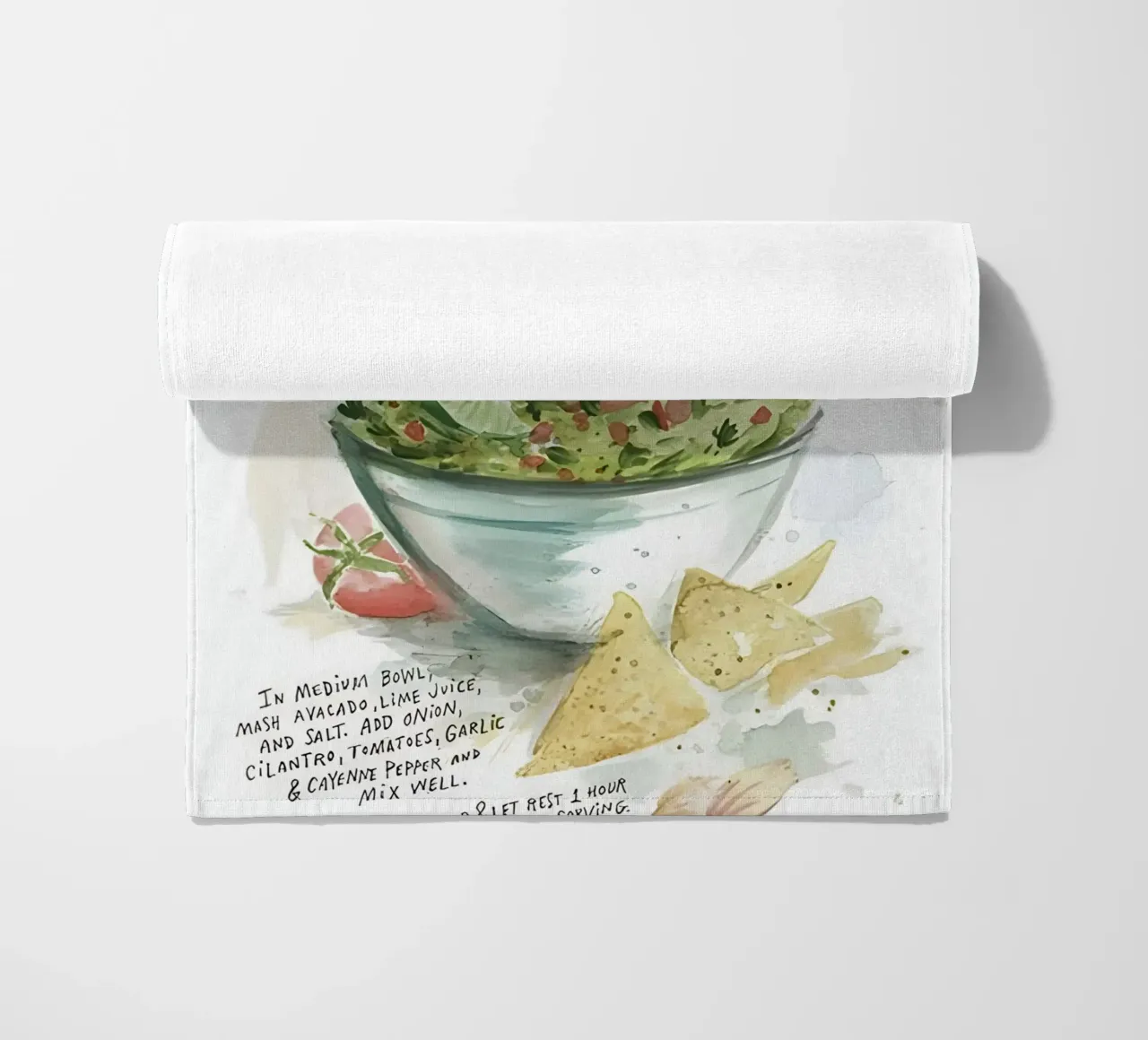 guacamole telo mare da Type & Tape