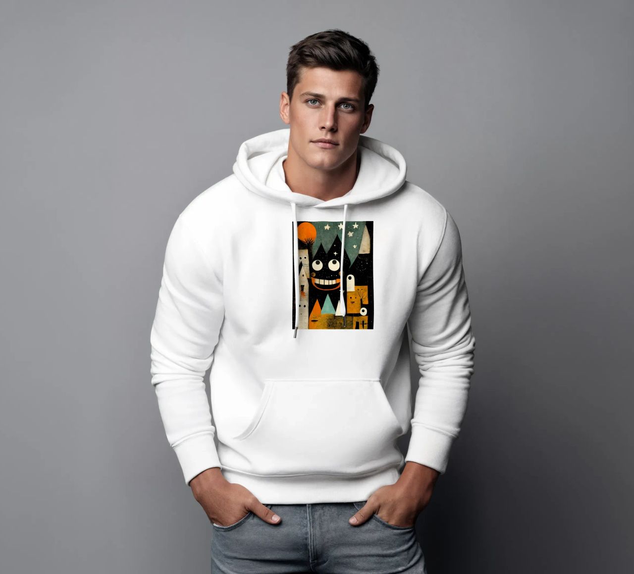 Monster Ville felpa con cappuccio da treechild
