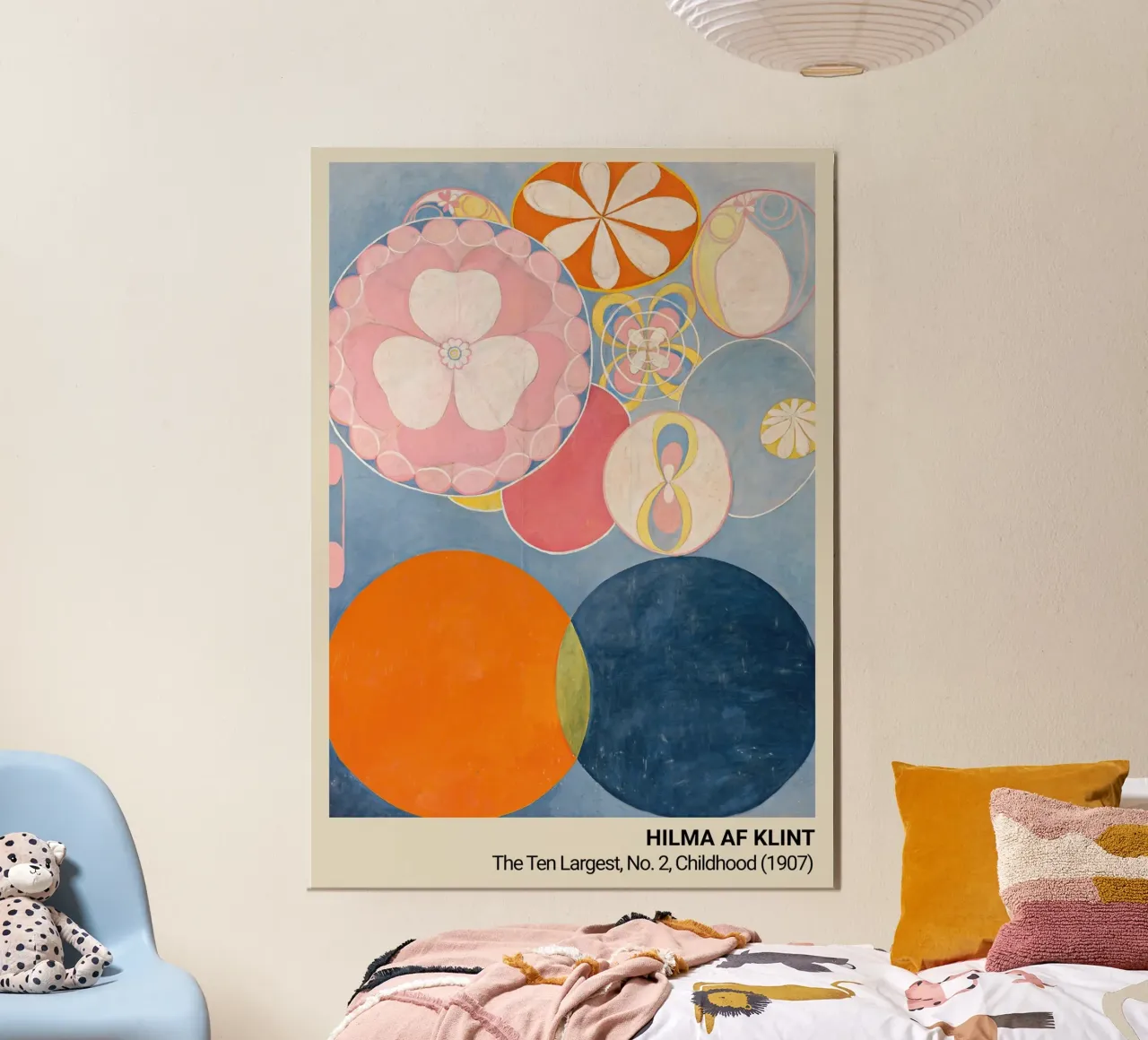 Hilma af Klint - poster poster con telaio in legno da the red studio