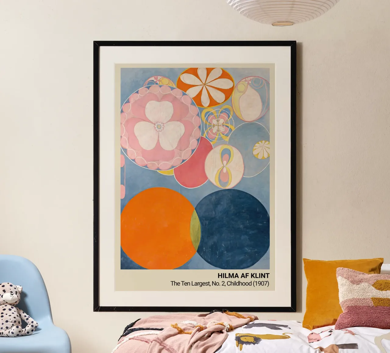 Hilma af Klint - poster poster con telaio in legno da the red studio