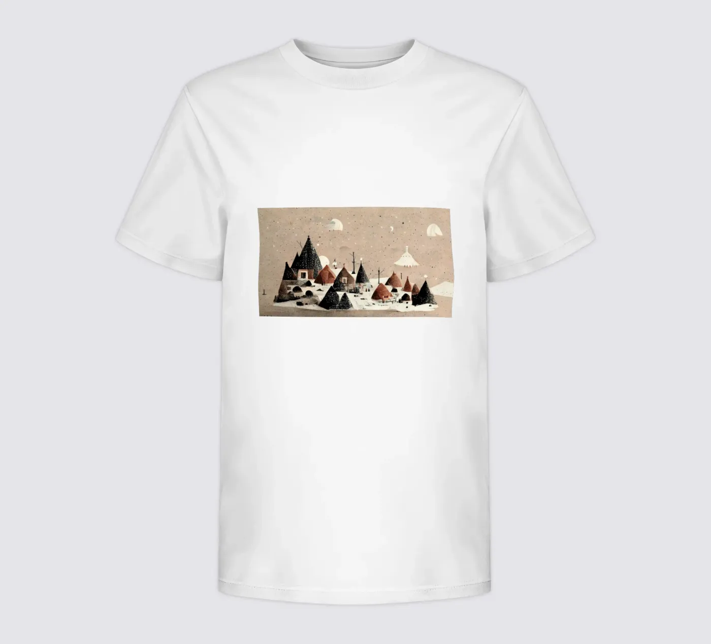 Tiny Winter Village t-shirt bambini da treechild