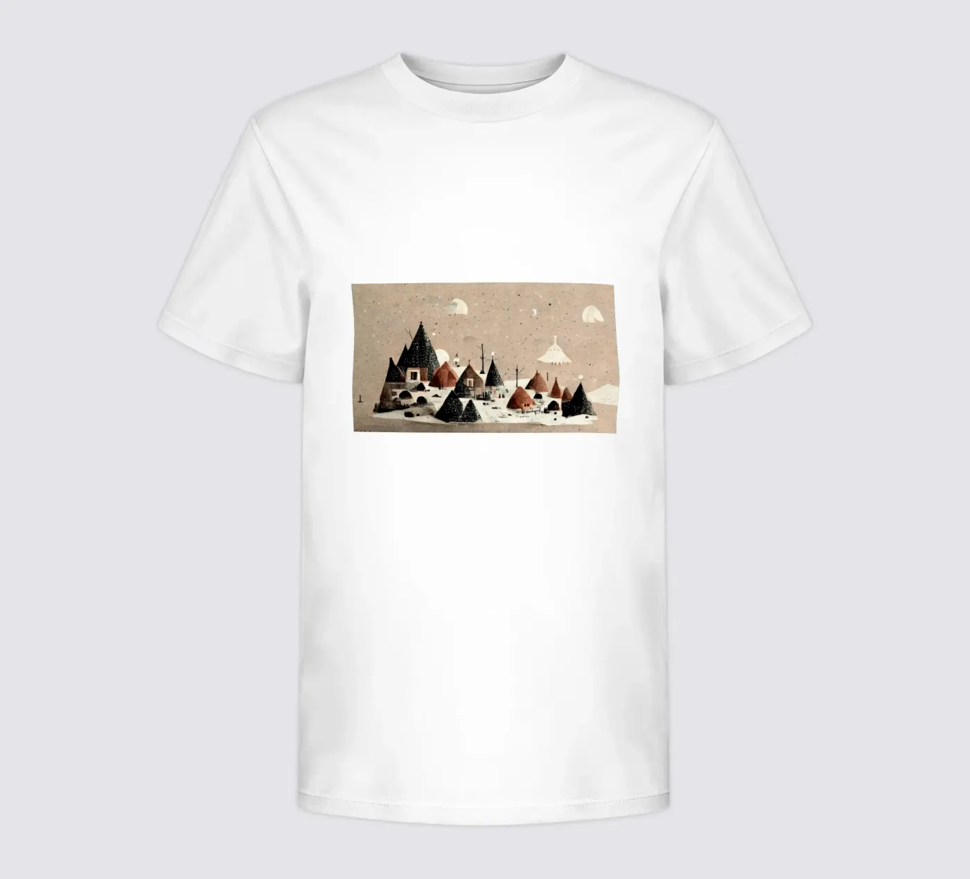 Tiny Winter Village t-shirt bambini da treechild
