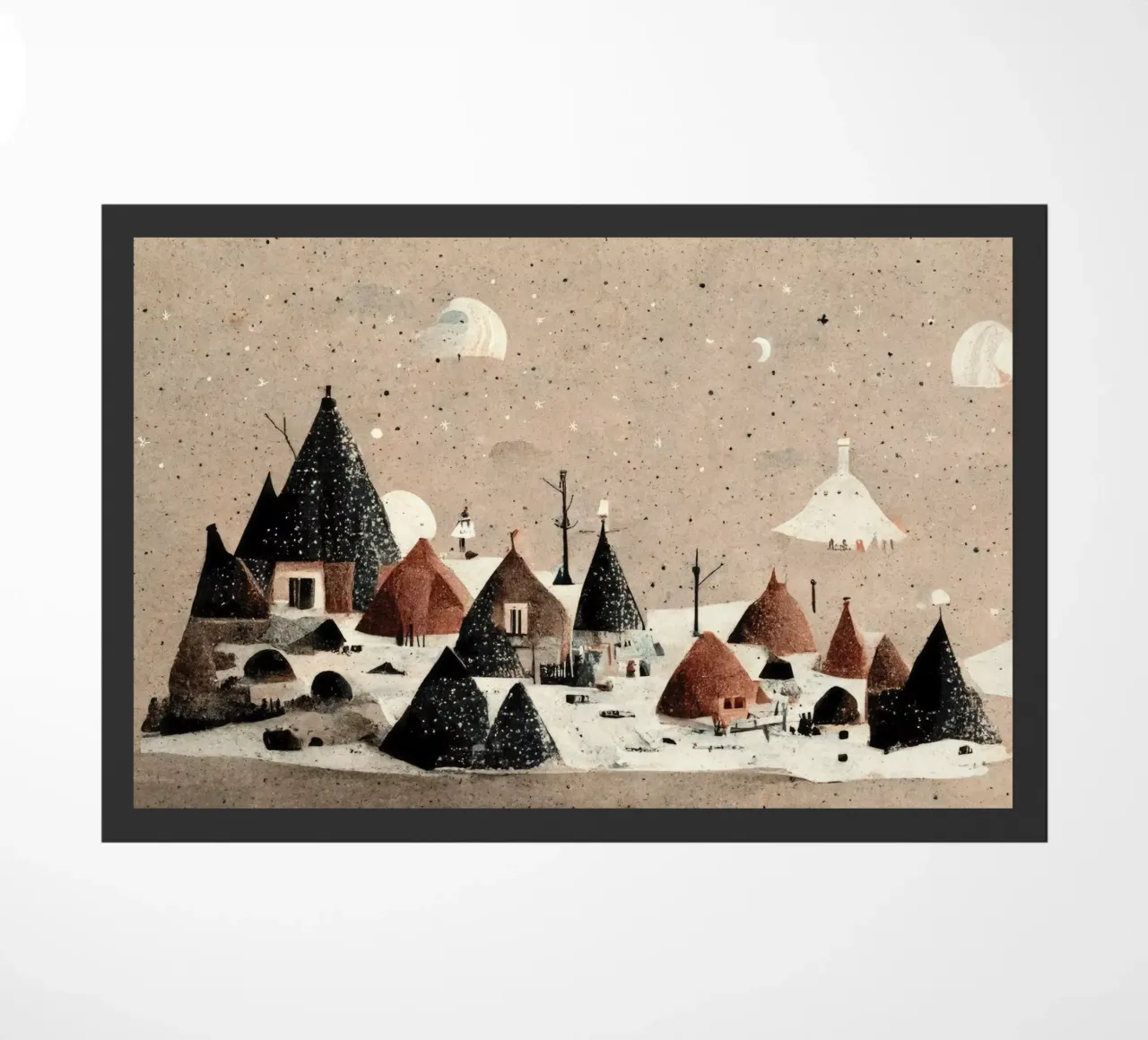 Tiny Winter Village zerbino da treechild