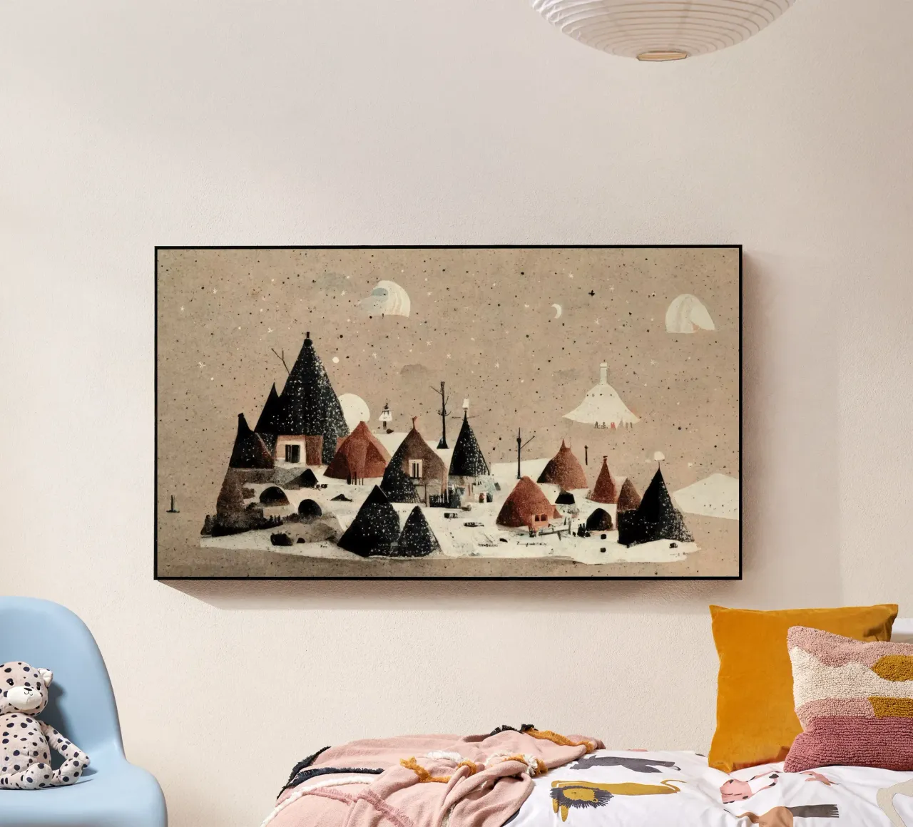 Tiny Winter Village plexiglass da treechild