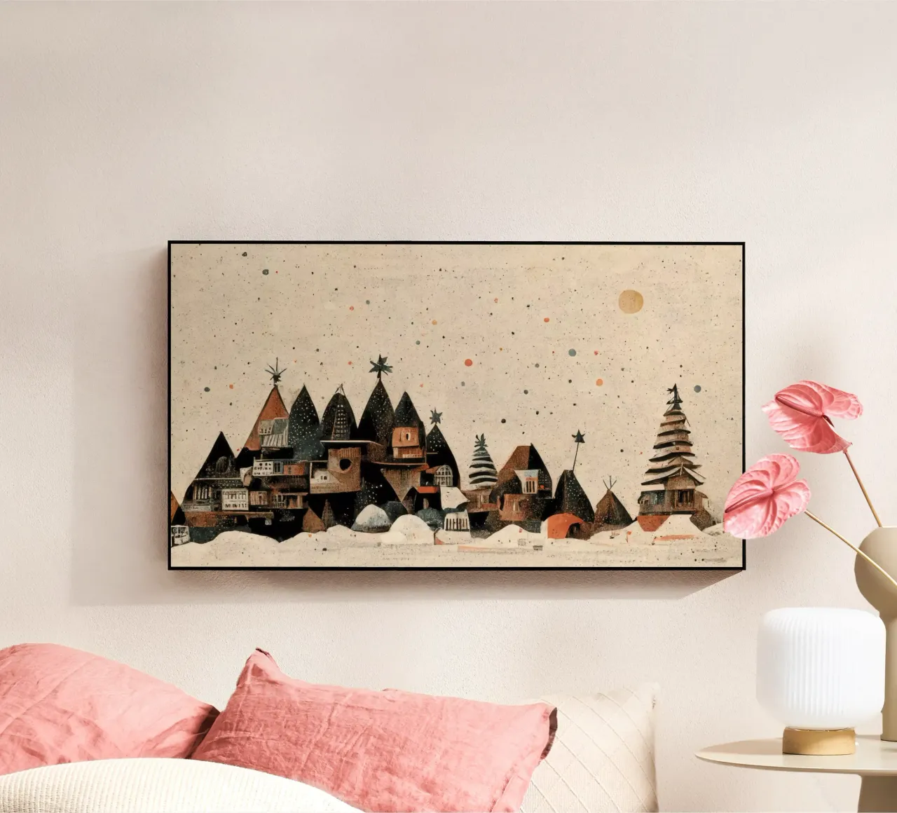 Tiny Christmas Town plexiglass da treechild