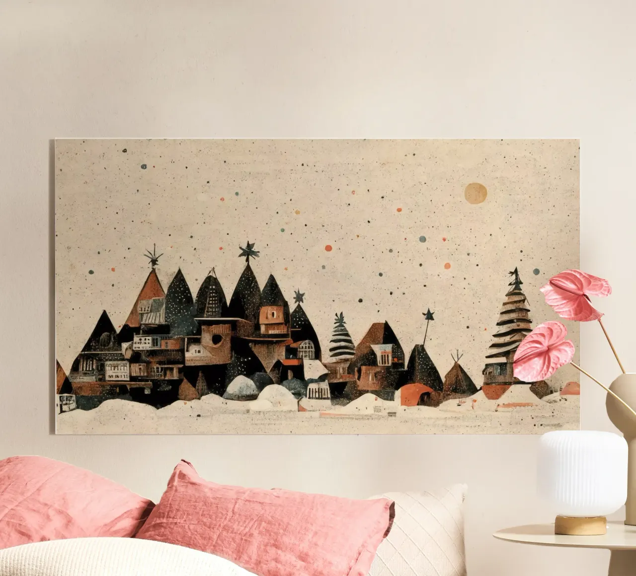 Tiny Christmas Town plexiglass da treechild