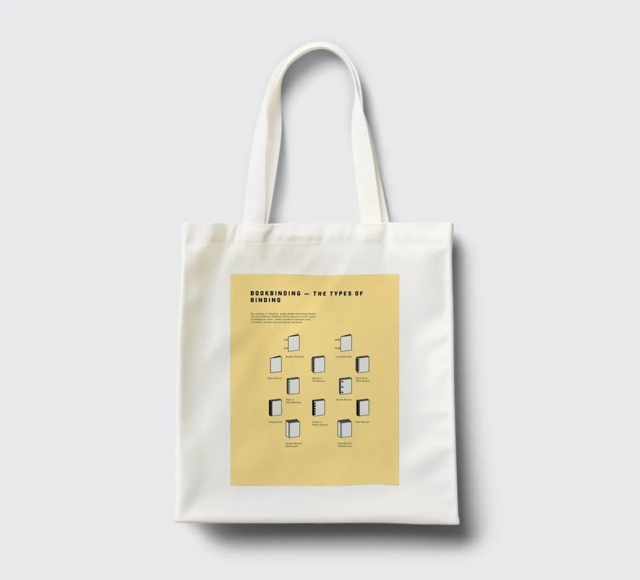 Bookbinding – The Types of Binding borsa in juta da kathrinmay