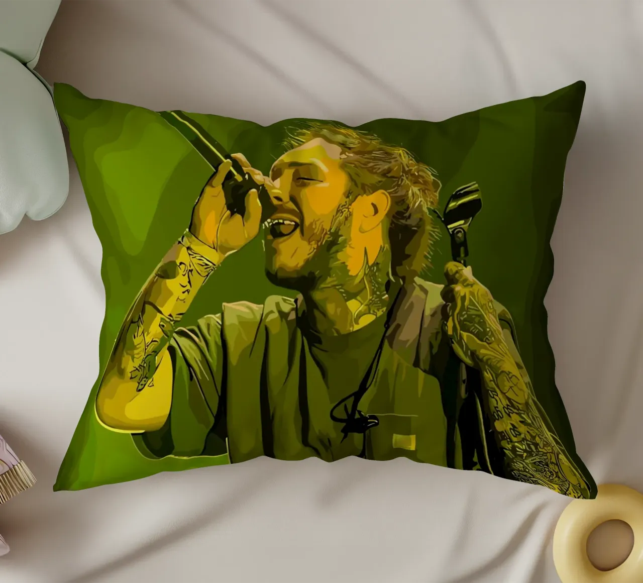 Performance di Post Malone cuscino da shiners