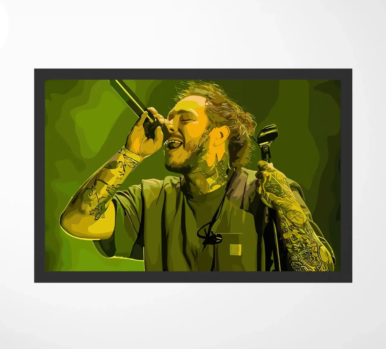 Performance di Post Malone zerbino da shiners