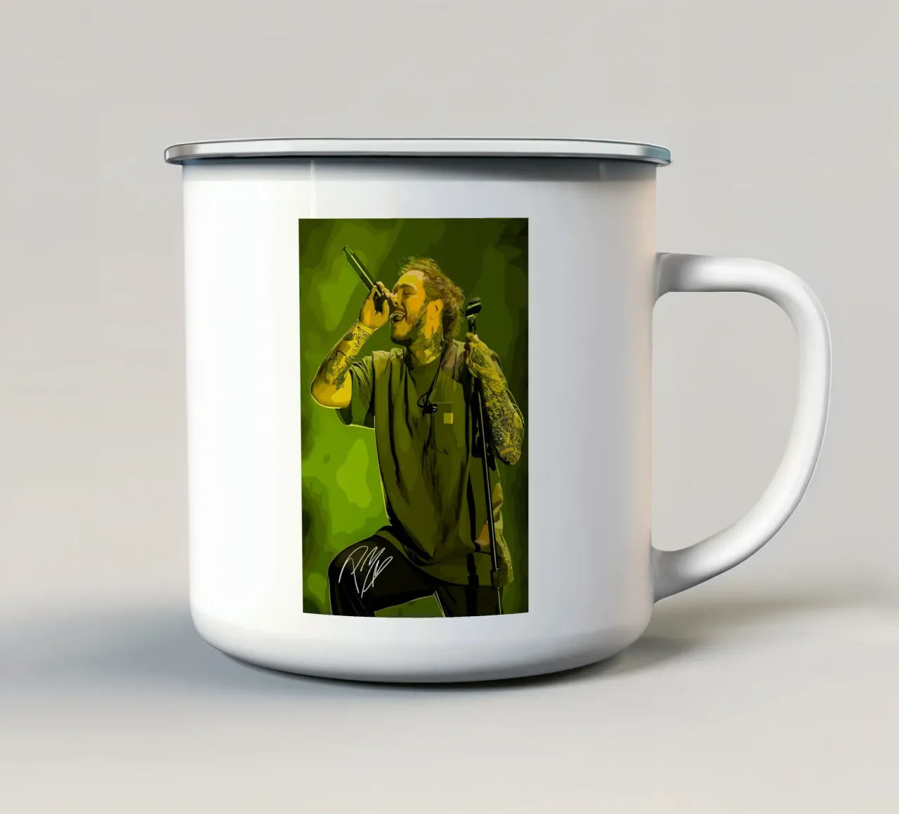 Performance di Post Malone tazza in smalto da shiners
