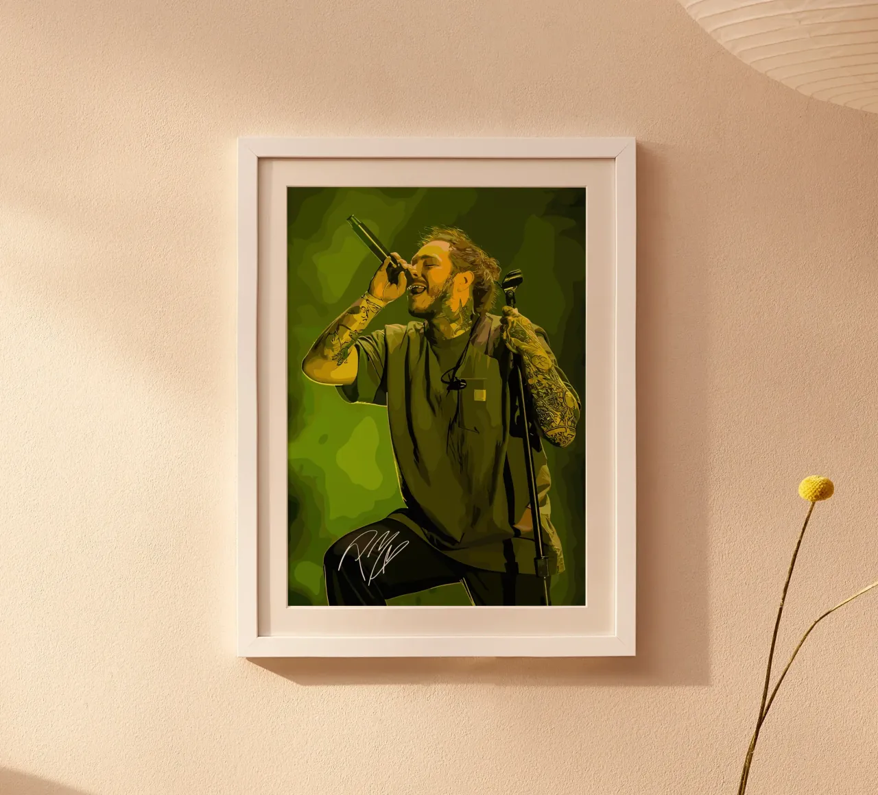 Performance di Post Malone poster da shiners
