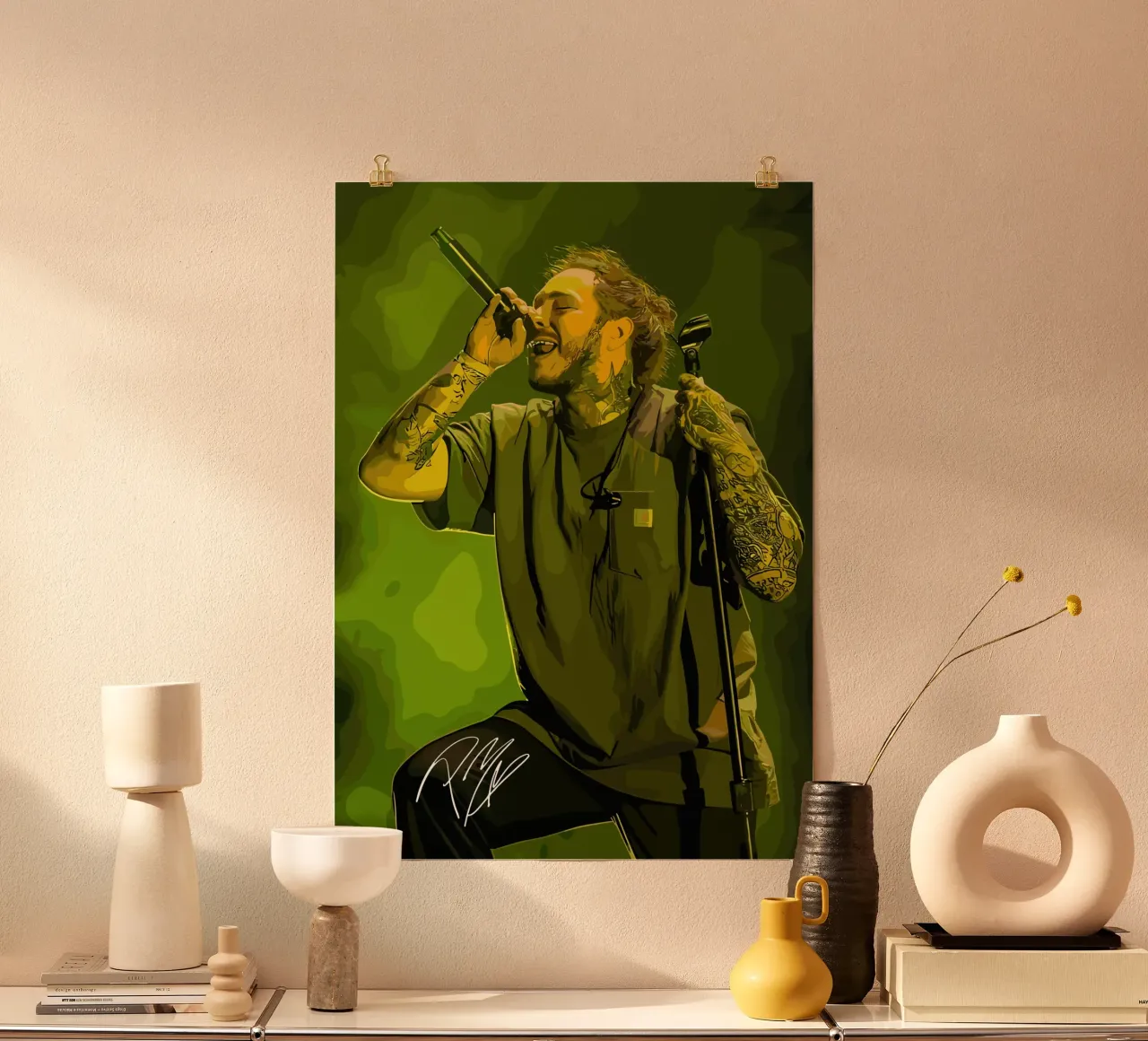 Performance di Post Malone poster da shiners