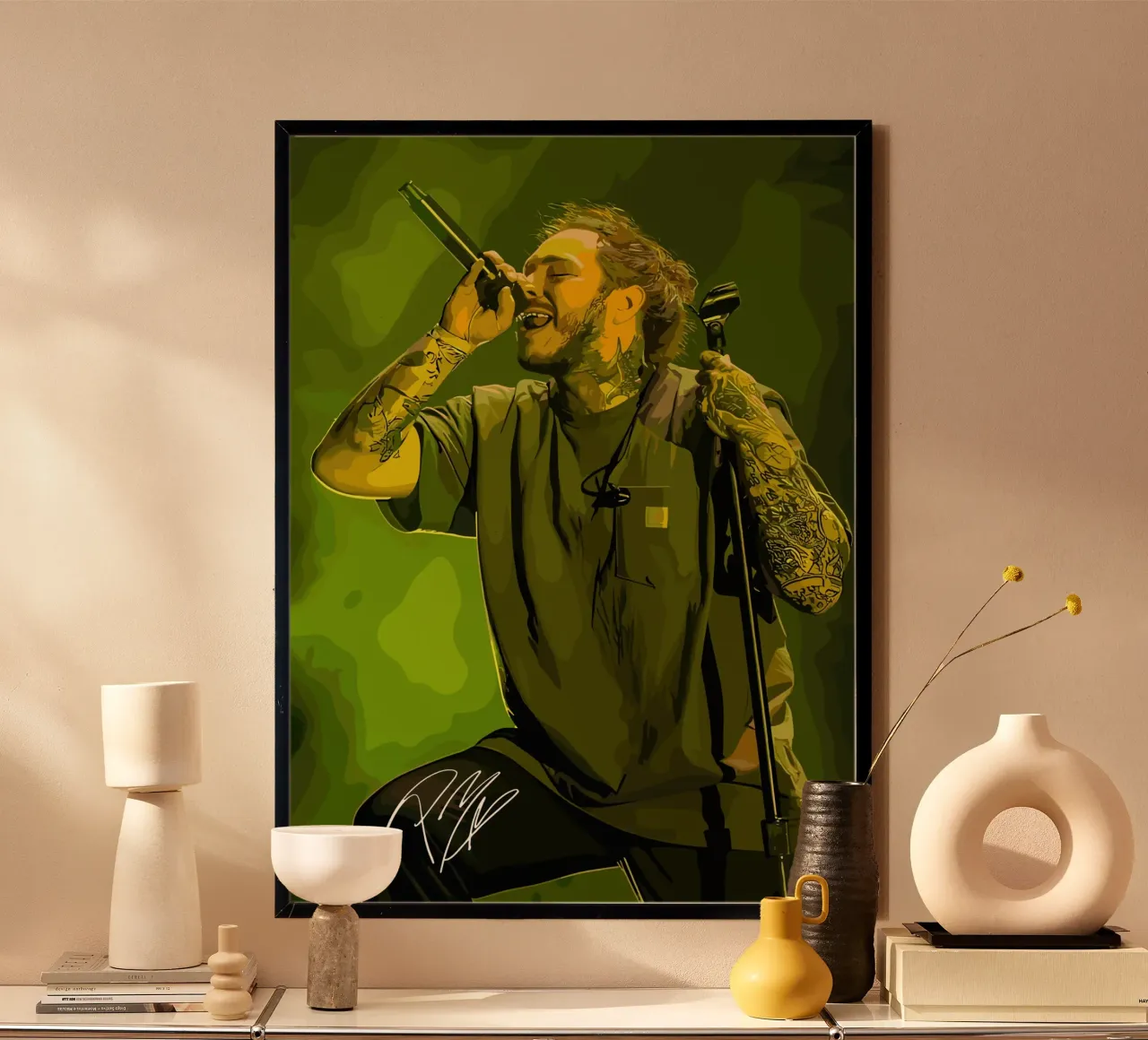 Performance di Post Malone poster da shiners