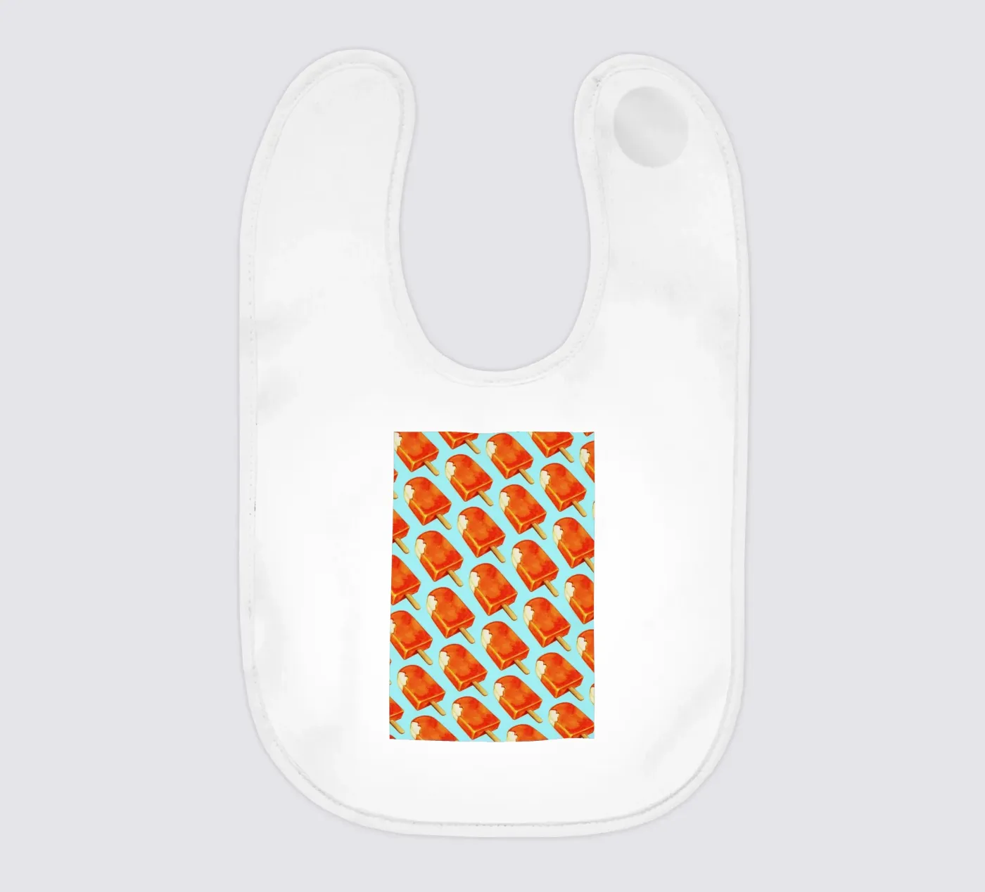 Creamsicle Pattern baby bib by Kelly Gilleran