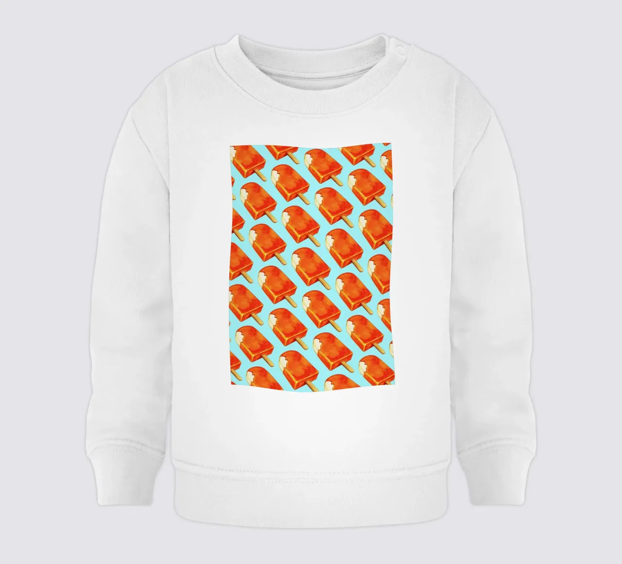 Creamsicle Pattern felpa neonato da Kelly Gilleran
