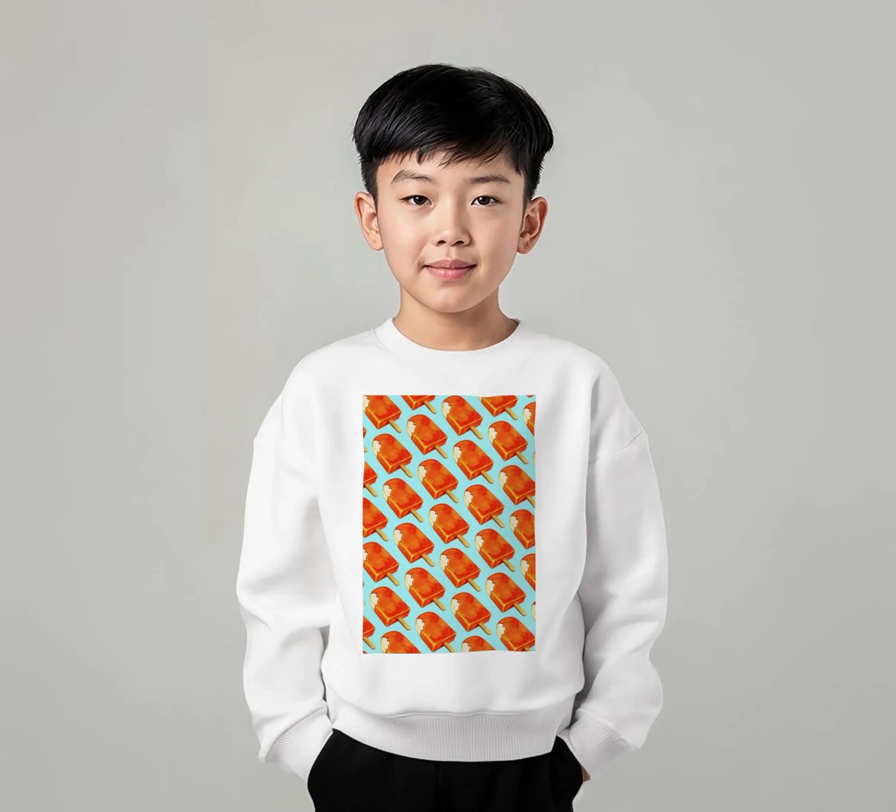 Creamsicle Pattern felpa bambino da Kelly Gilleran