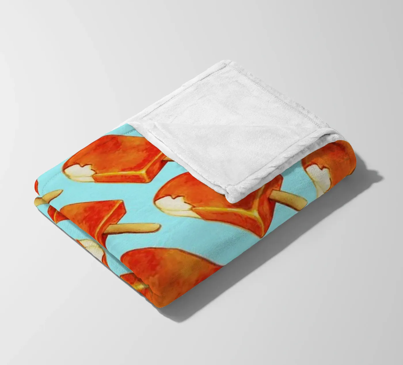Creamsicle Pattern fleece blanket by Kelly Gilleran