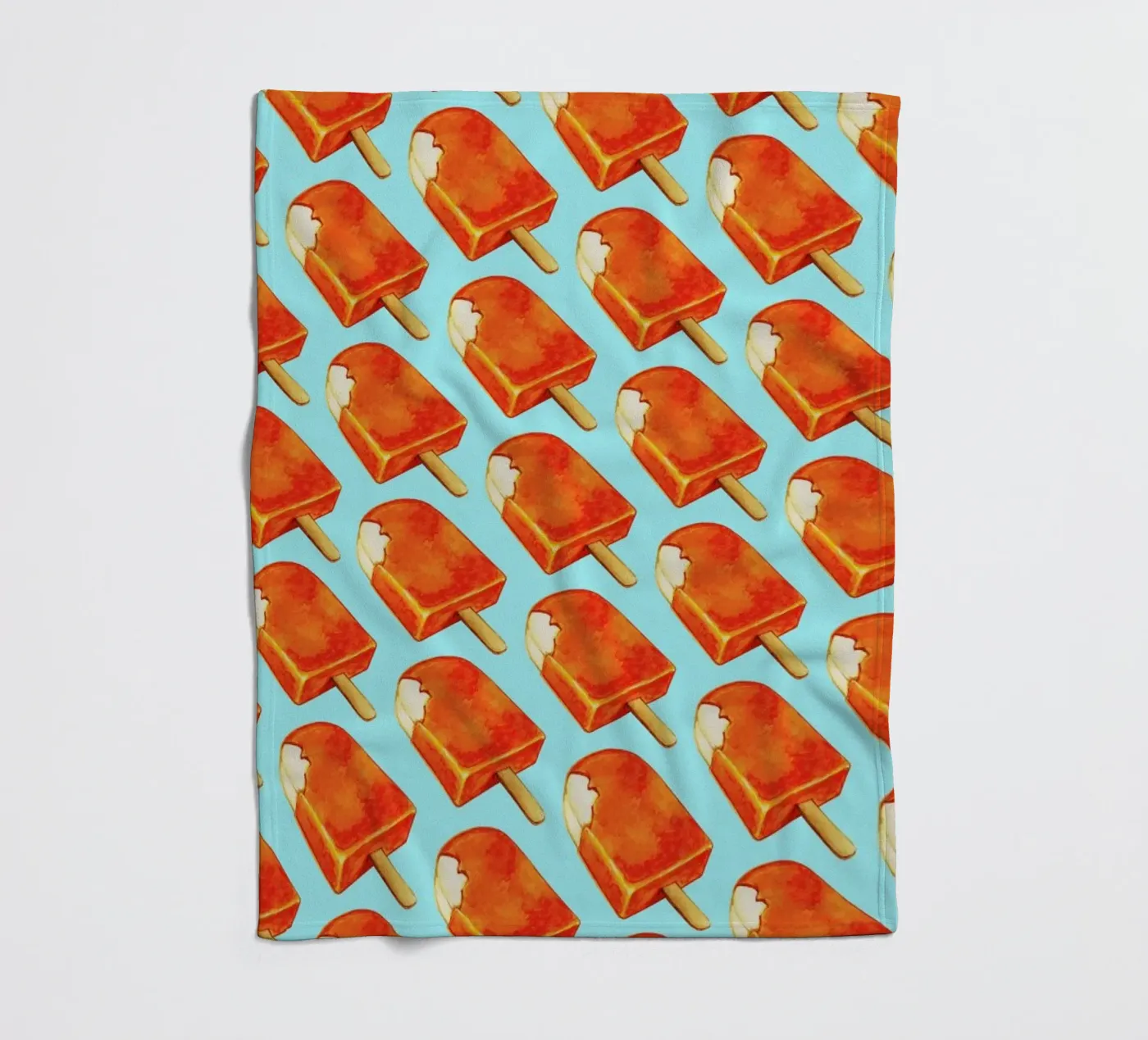 Creamsicle Pattern fleece blanket by Kelly Gilleran