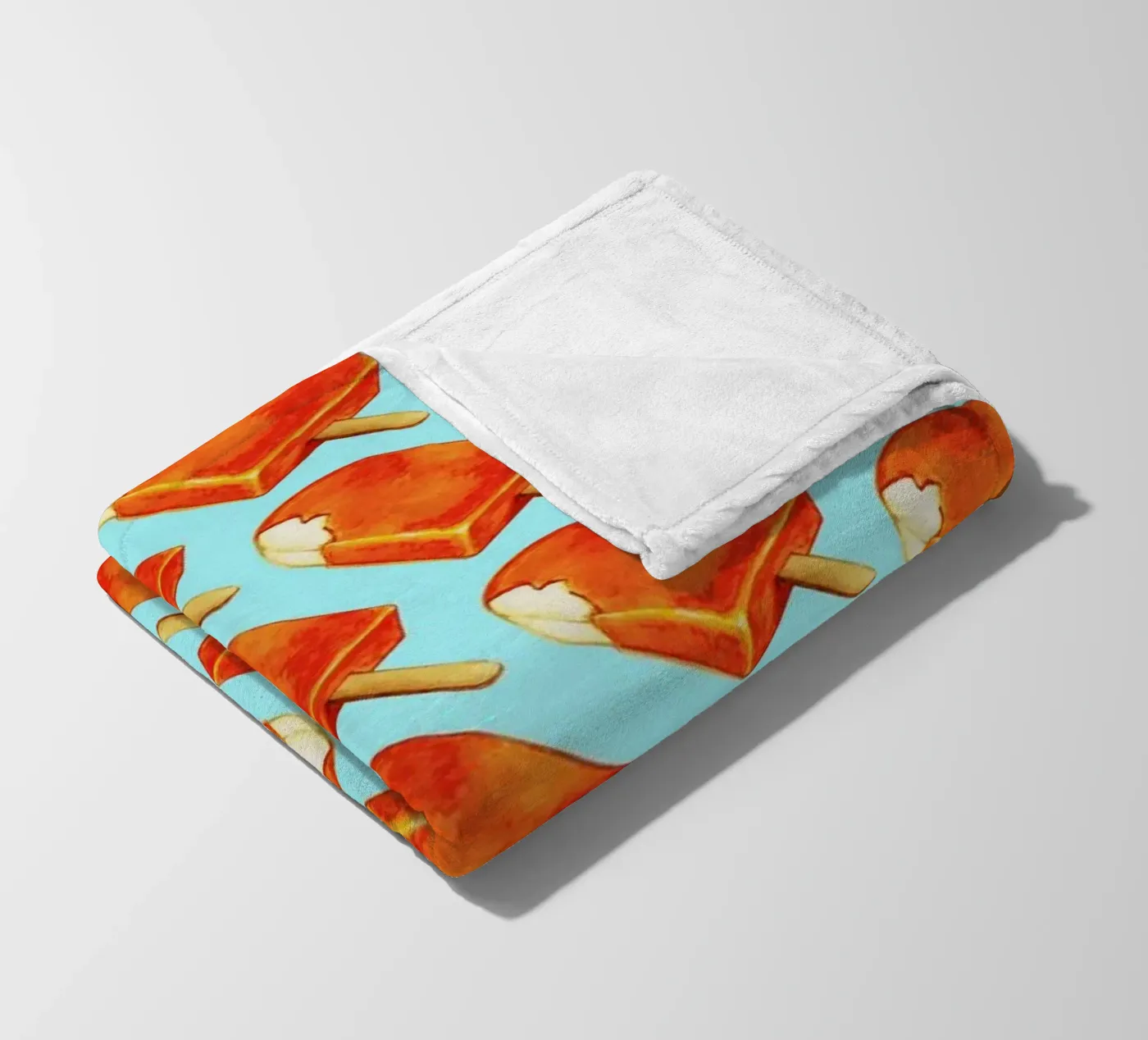 Creamsicle Pattern Fleecedecke von Kelly Gilleran