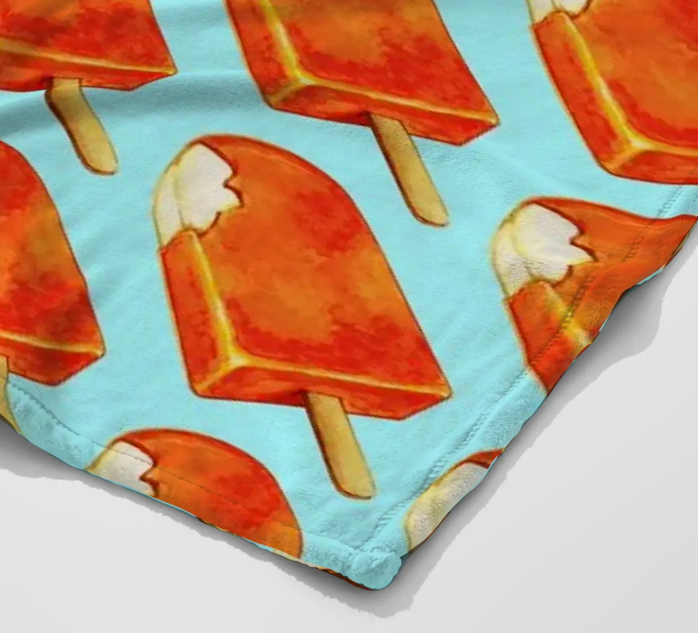Creamsicle Pattern fleece blanket by Kelly Gilleran
