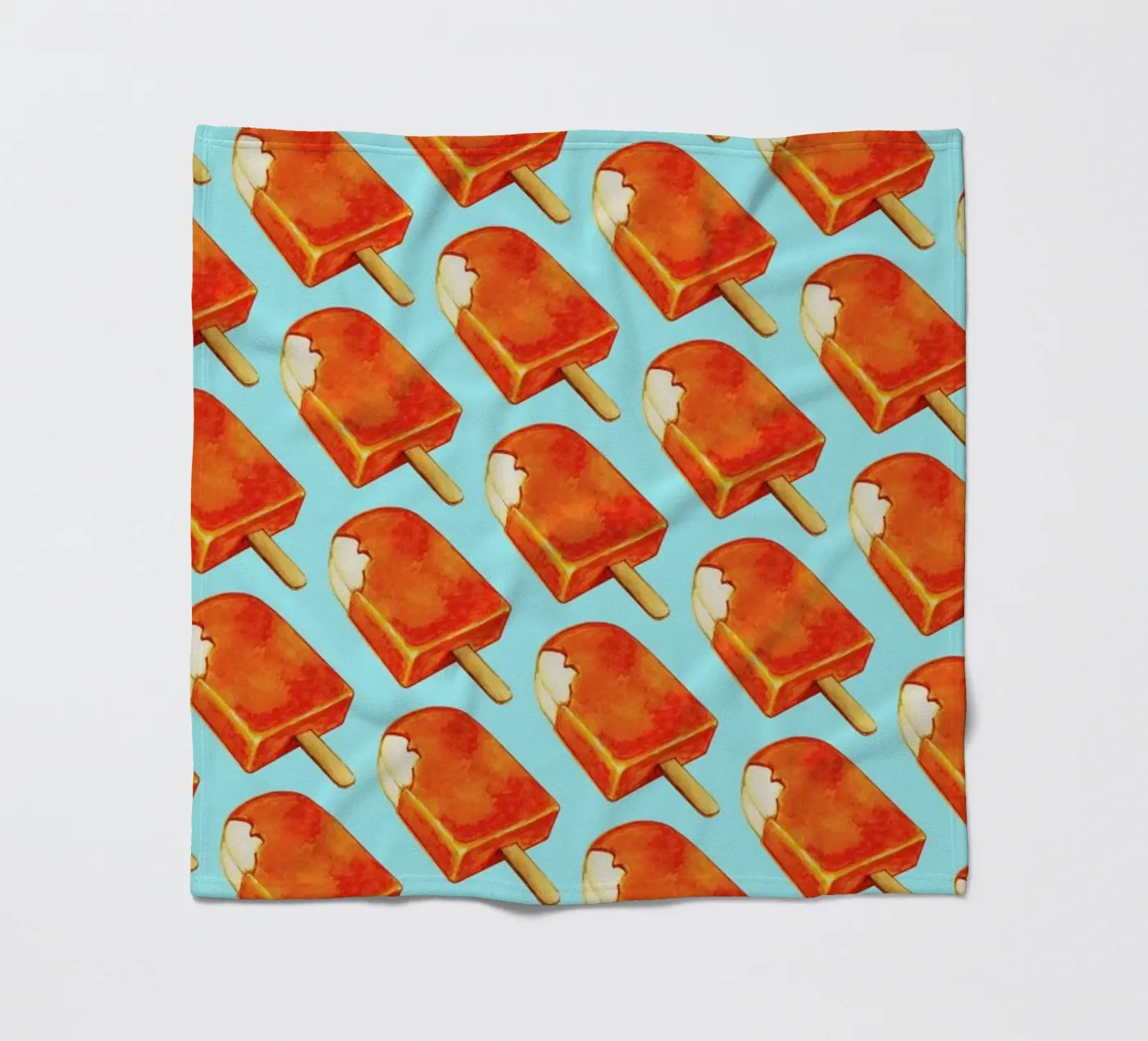 Creamsicle Pattern fleece blanket by Kelly Gilleran