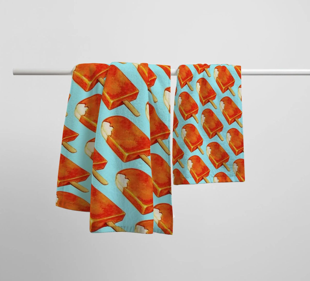 Creamsicle Pattern asciugamano da bagno da Kelly Gilleran