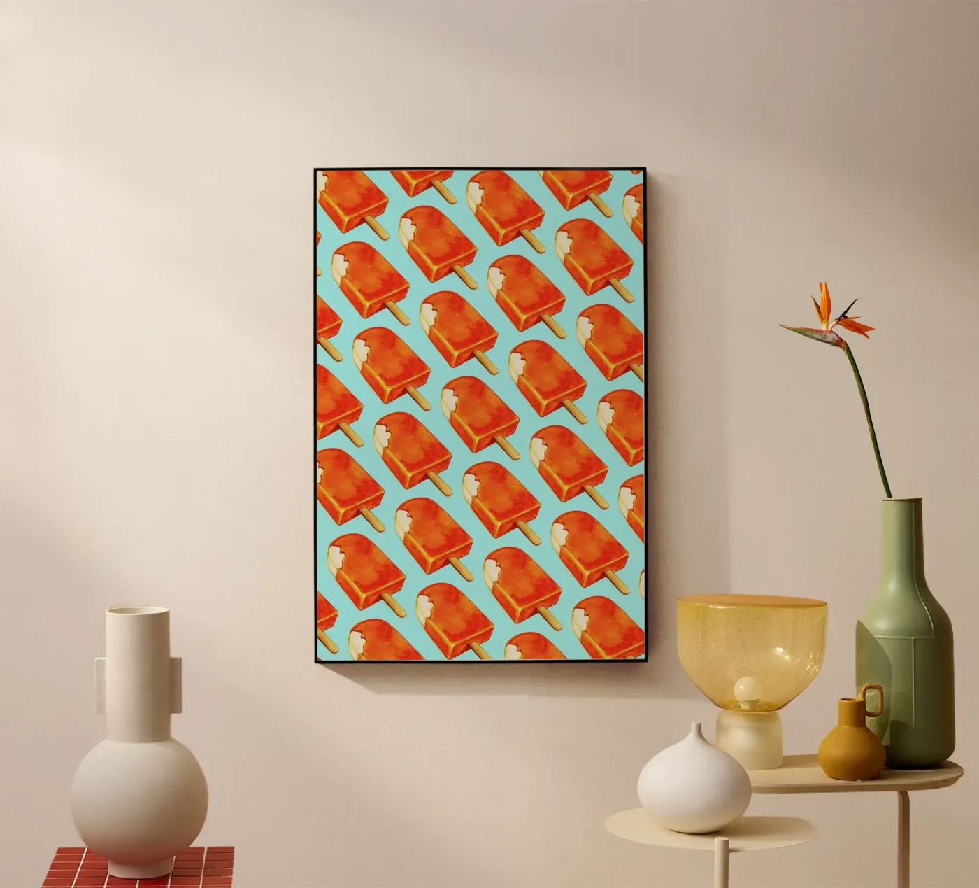 Creamsicle Pattern plexiglass da Kelly Gilleran