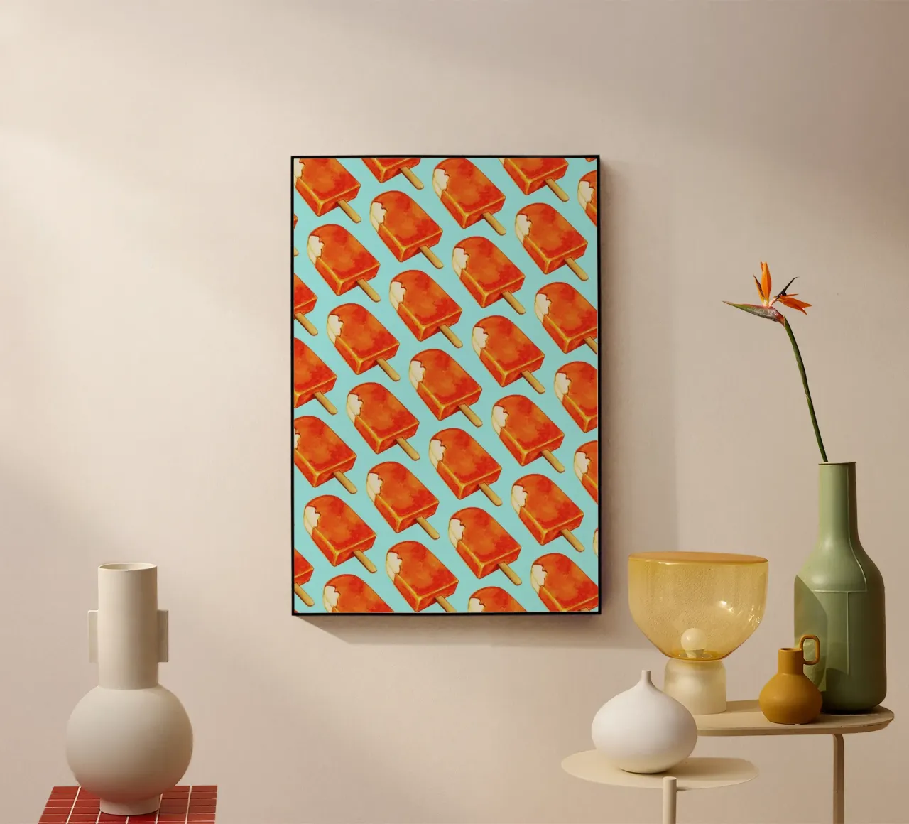 Creamsicle Pattern plexiglass da Kelly Gilleran