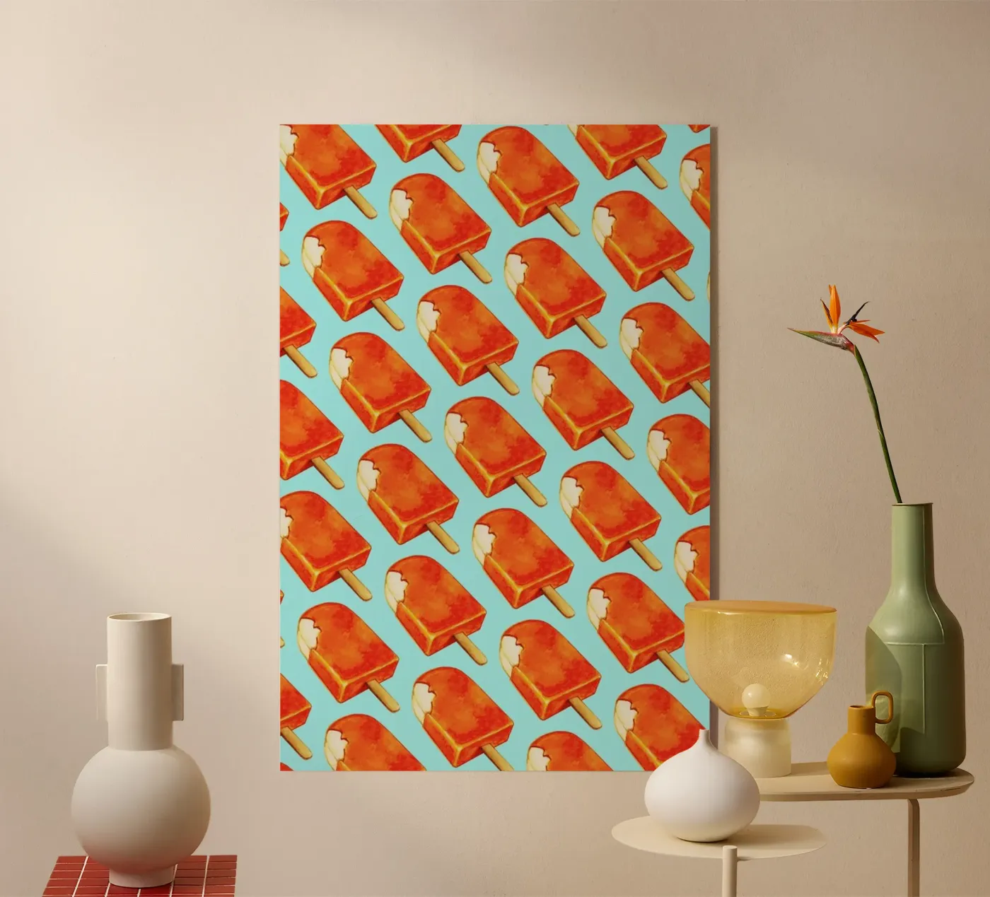 Creamsicle Pattern plexiglass da Kelly Gilleran