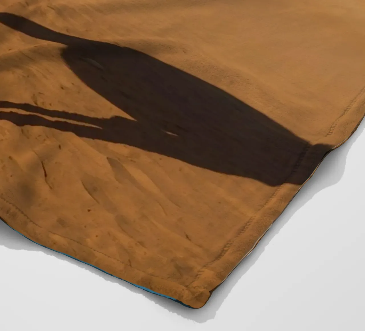Zebra con strisce colorate nel deserto coperta in pile da DesignDoodle